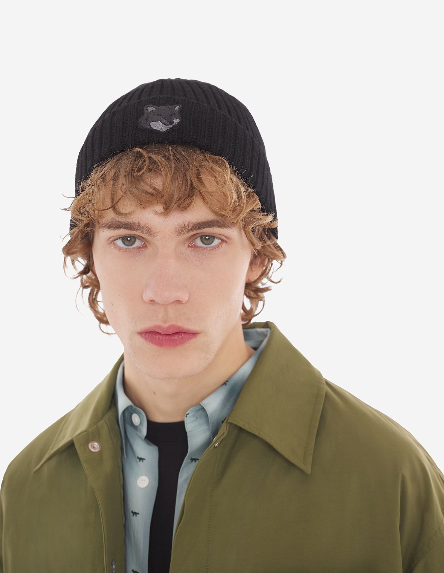 Maison Kitsuné - Mũ beanie Bold Fox Head