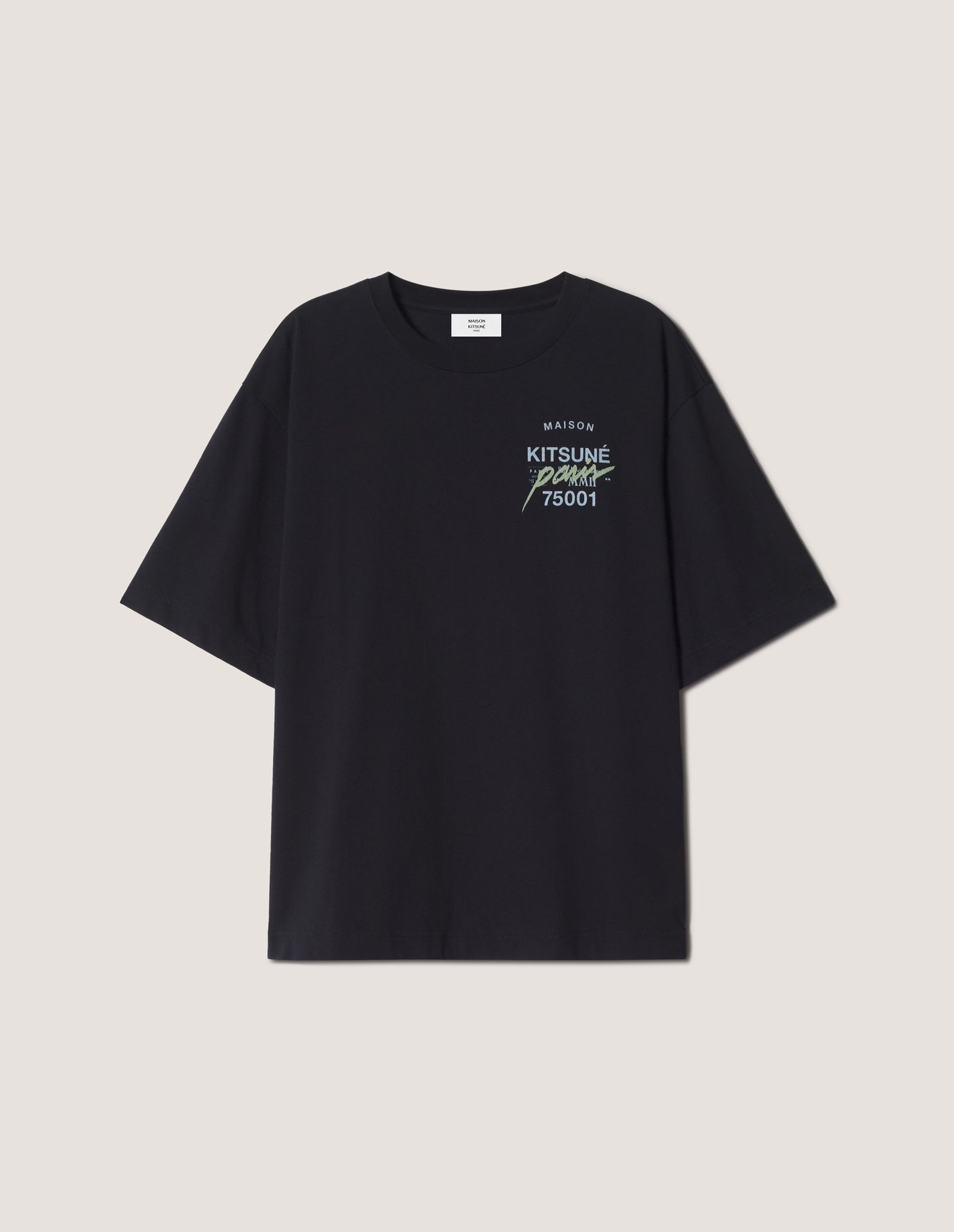 Maison Kitsuné - Áo thun nam MMII Profile Fox dáng oversize