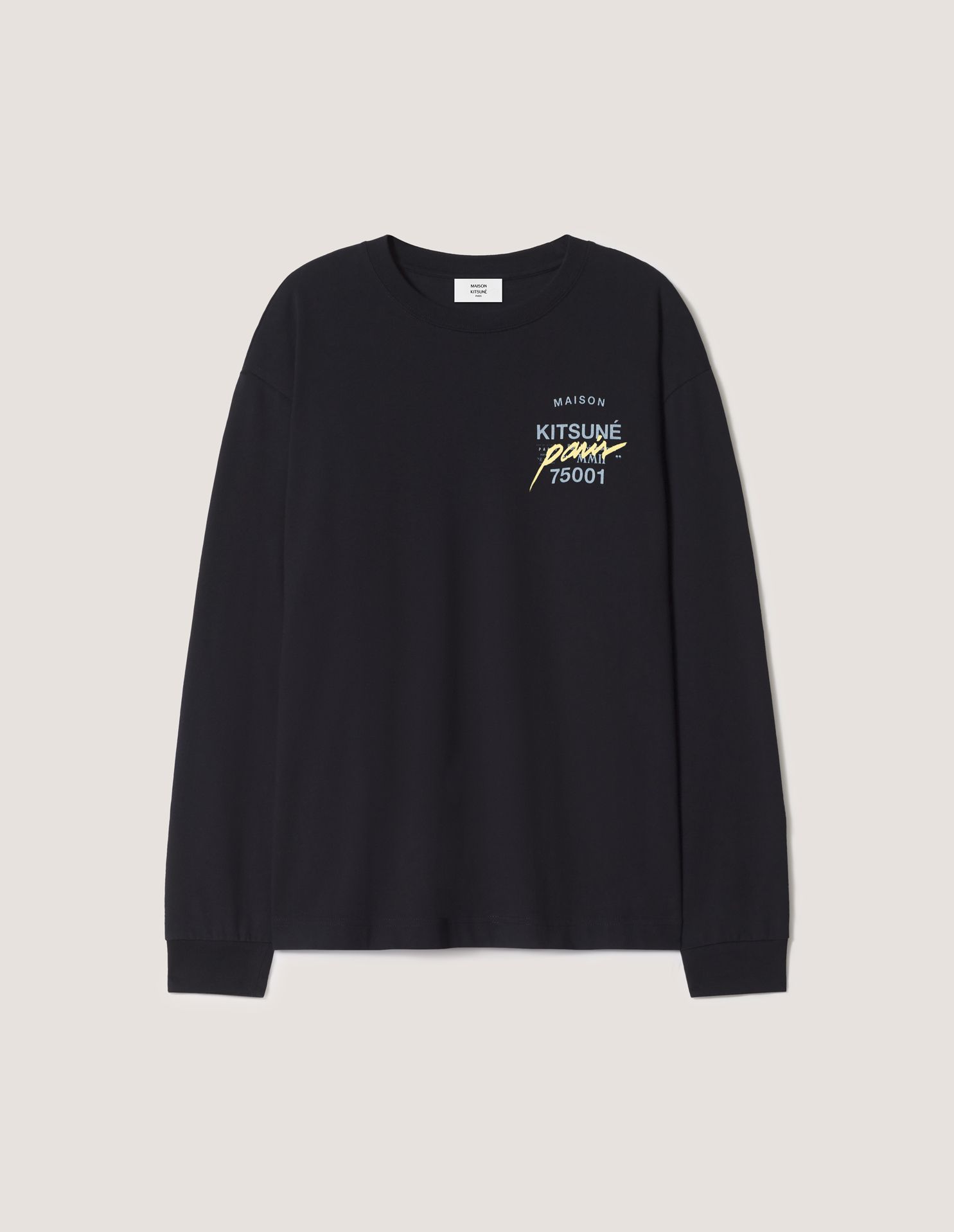 Maison Kitsuné - Áo thun dài tay nam MMII Profile Fox dáng oversize