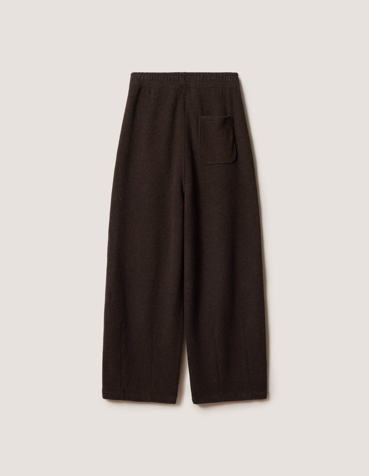 Quần jogger nam nỉ pha len ống rộng dáng comfort