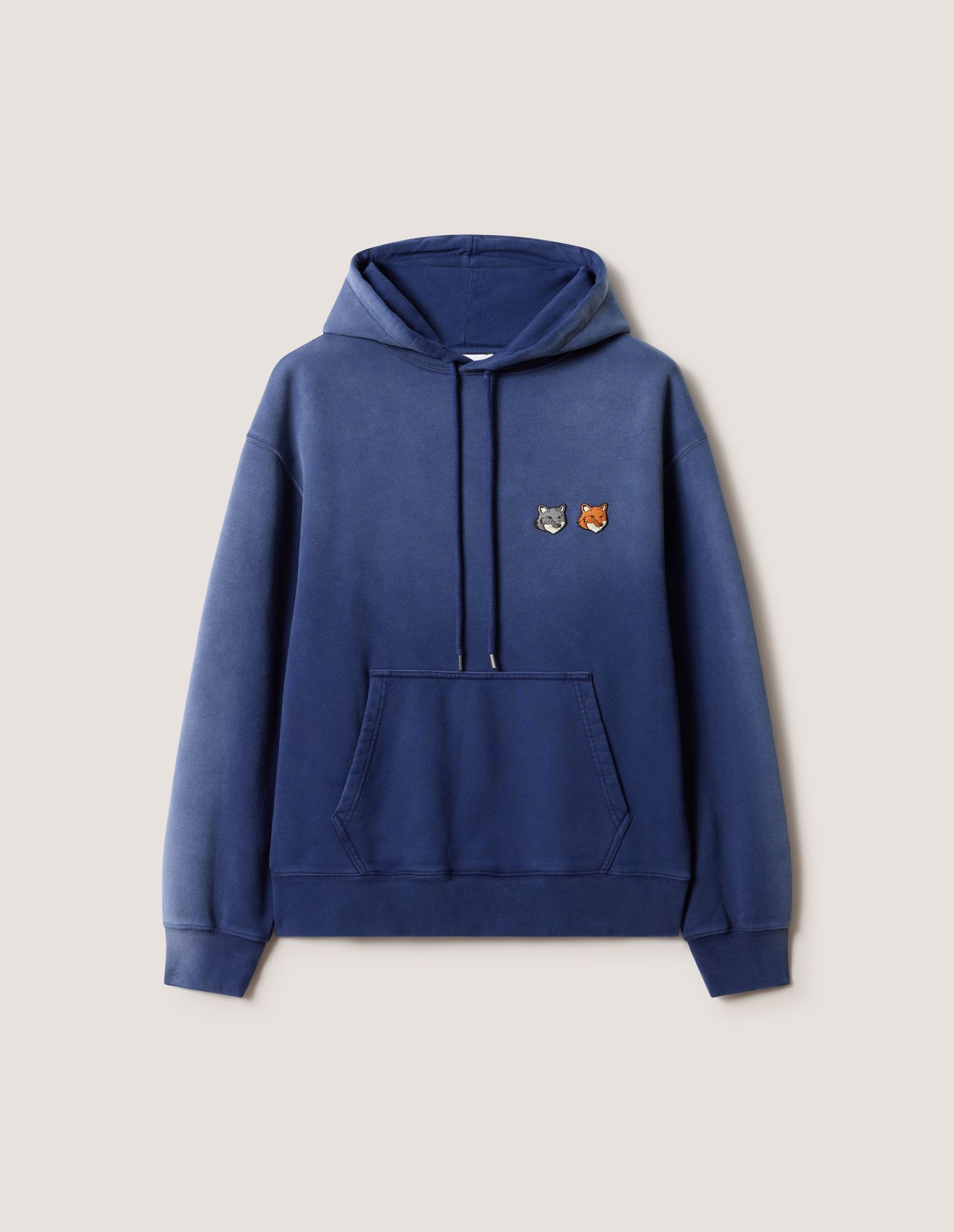 Áo hoodie nam Double Fox Head dáng comfort