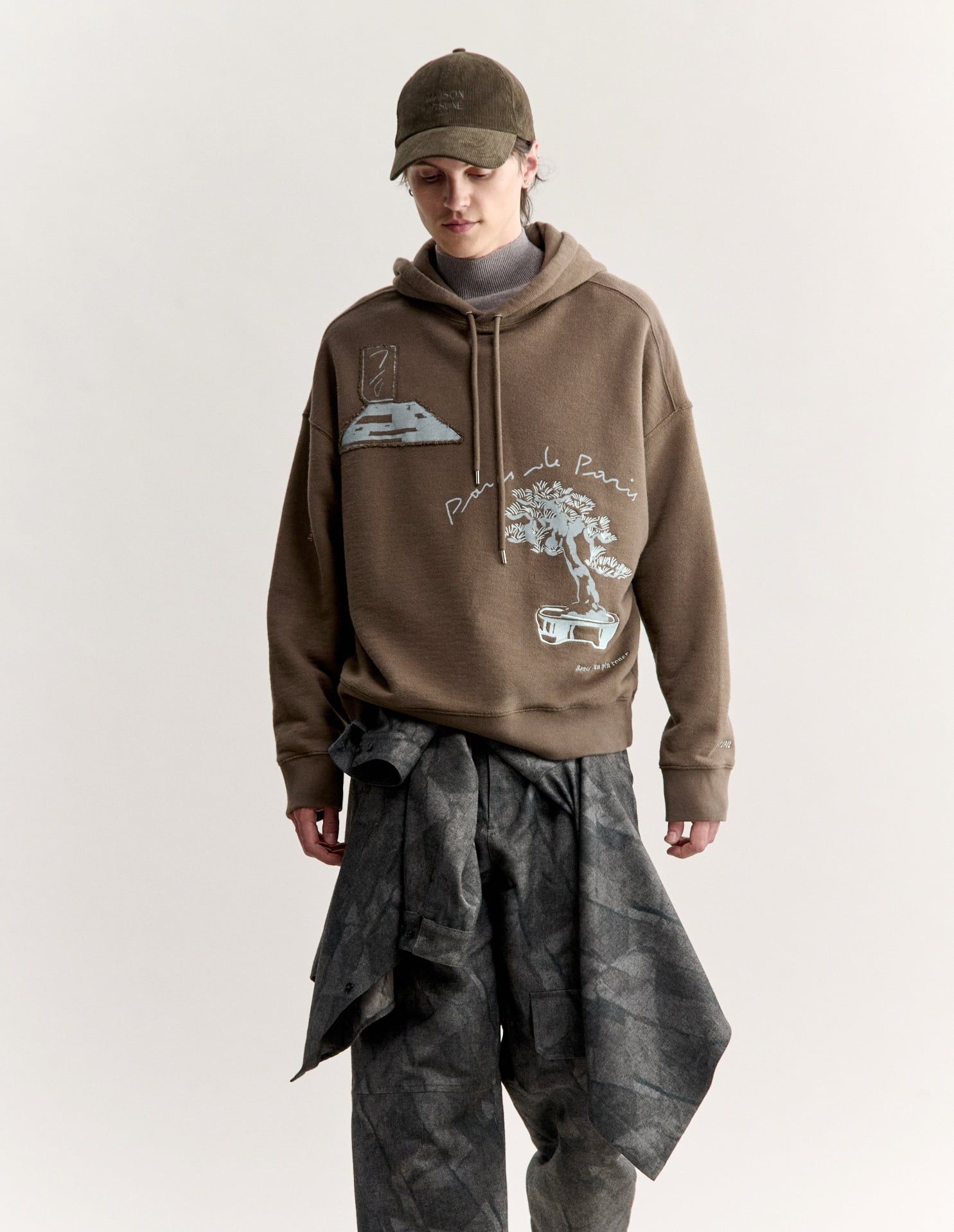 Áo hoodie nam Parcs of Paris dáng oversize