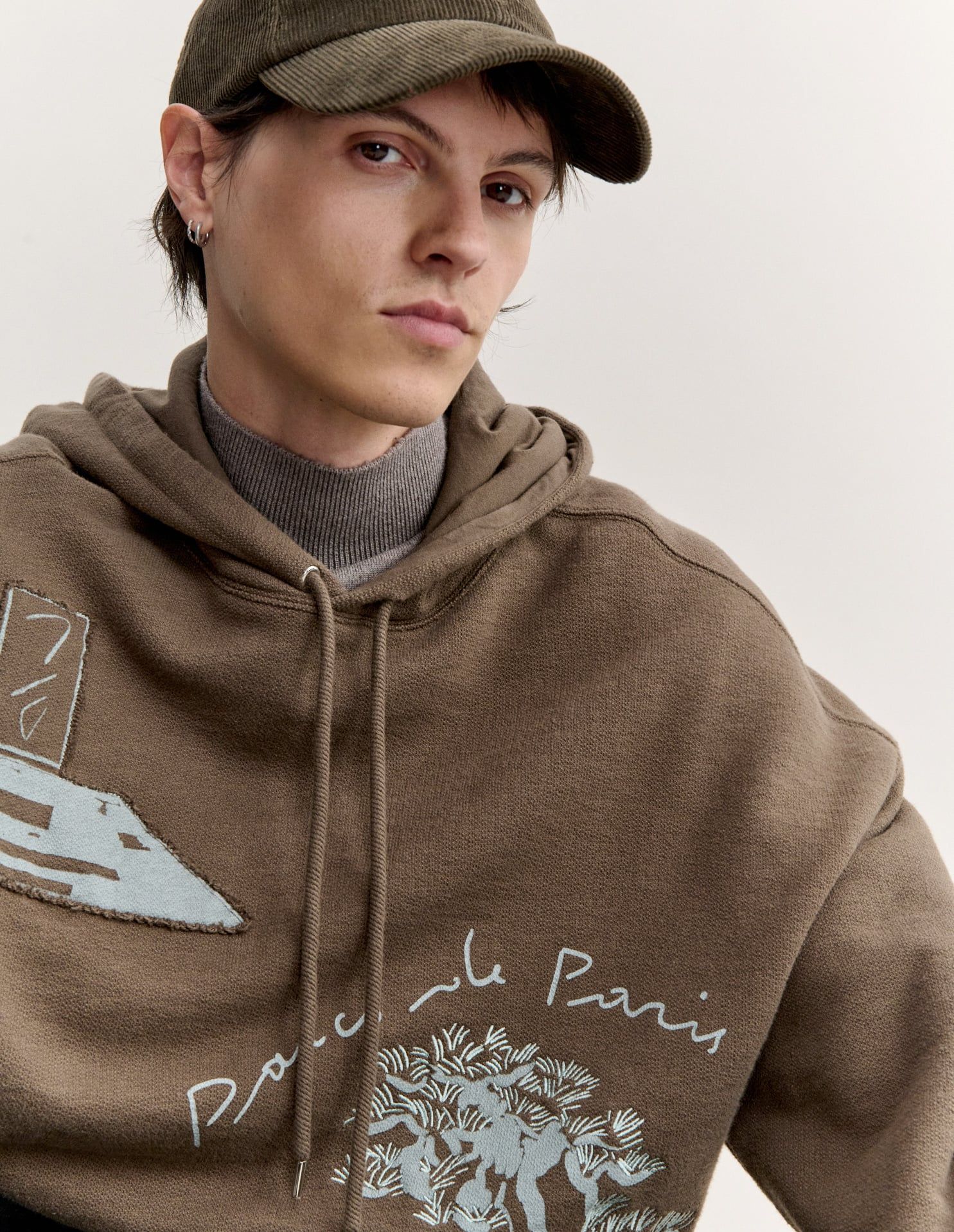 Áo hoodie nam Parcs of Paris dáng oversize
