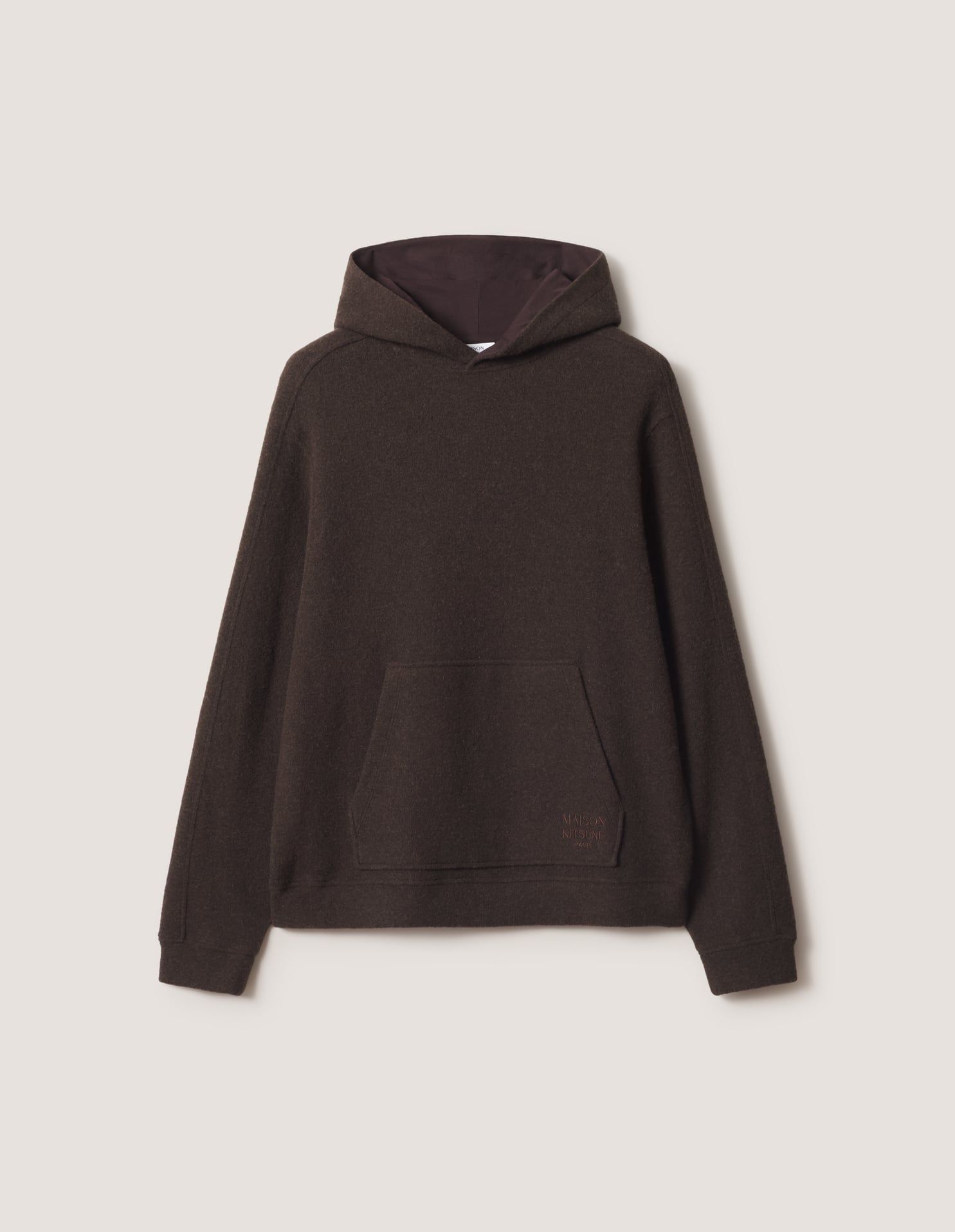 Áo hoodie nam nỉ pha len dáng relaxed