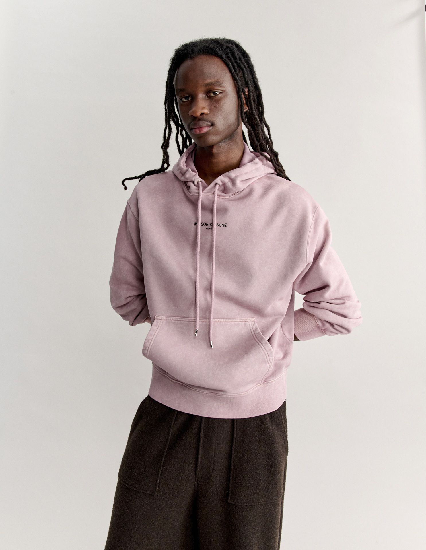 Áo hoodie nam Maison Kitsuné Paris dáng comfort