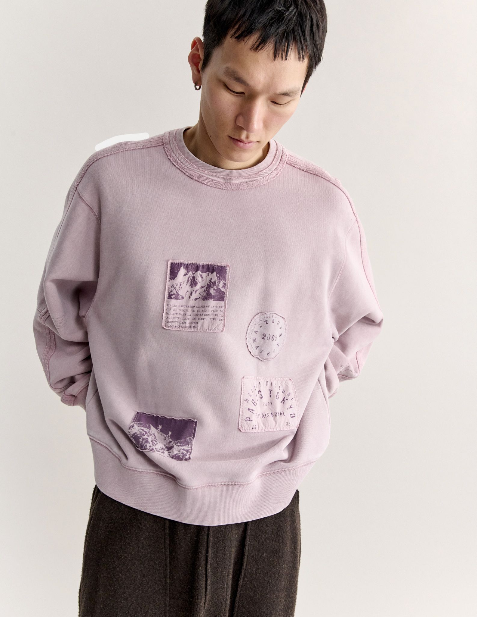 Áo hoodie nam Maison Kitsuné Paris dáng comfort