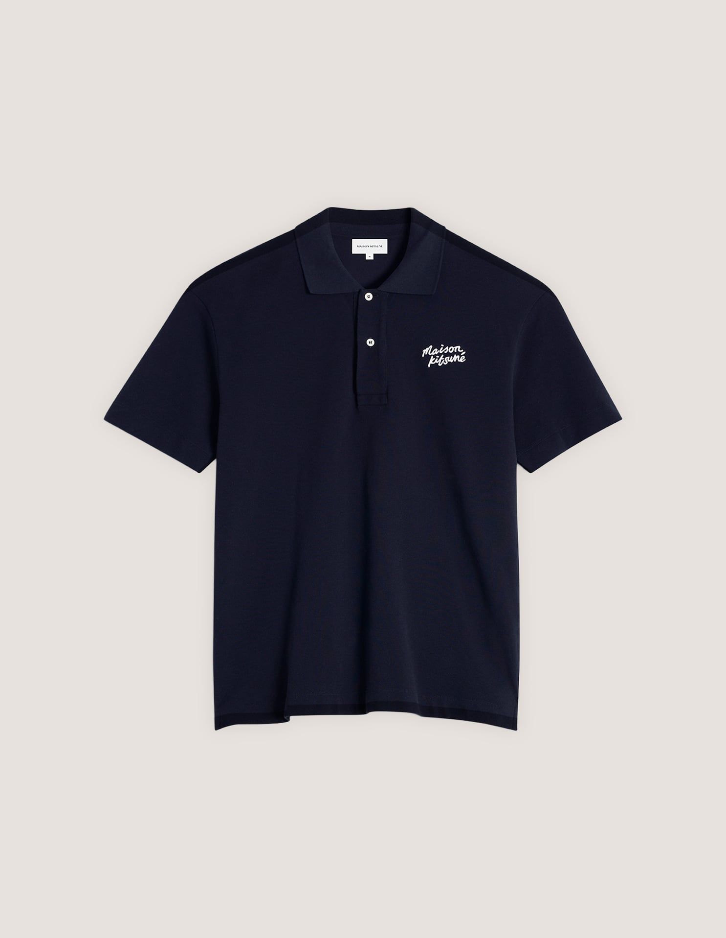 Áo Polo nam Maison Kitsuné Handwriting dáng comfort