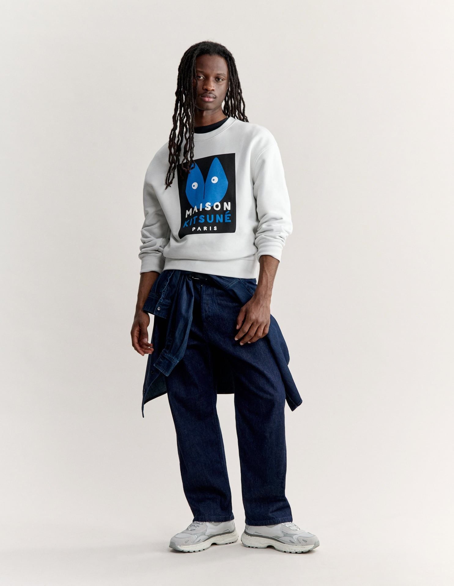 Áo sweatshirt nam Fortune Fox dáng comfort