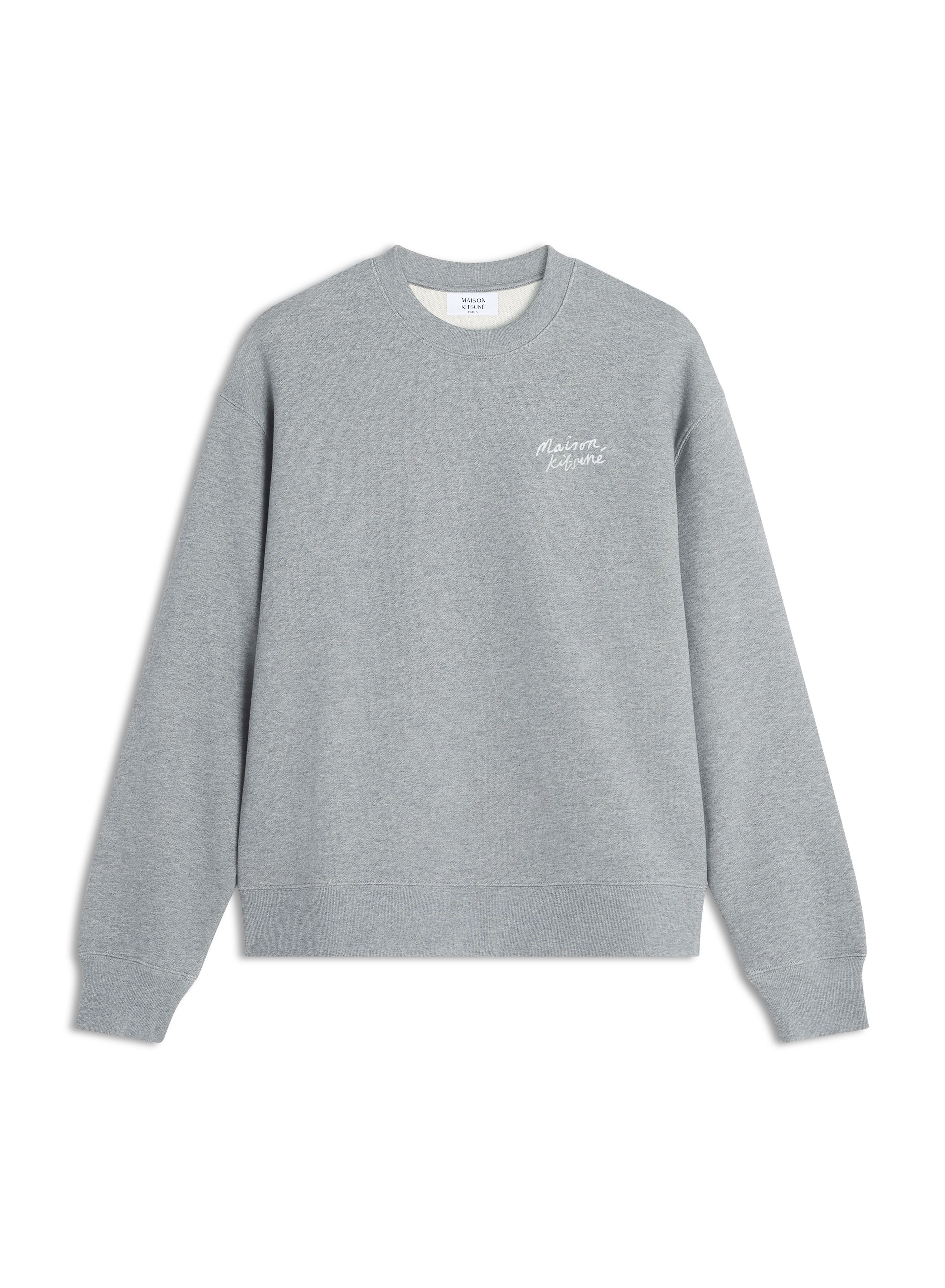 Maison Kitsuné - Áo sweatshirt nam Maison Kitsuné Handwriting dáng comfort