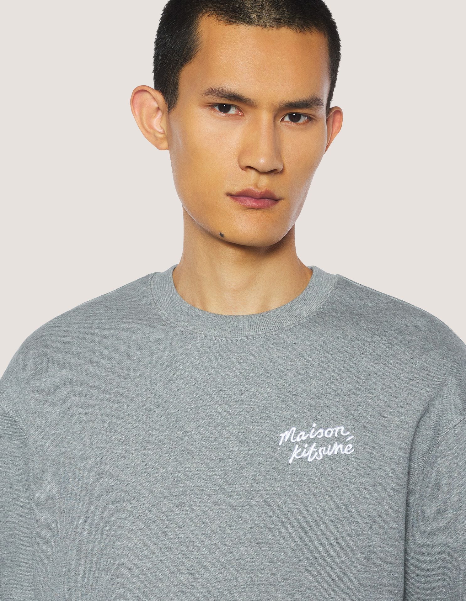 Áo sweatshirt nam Maison Kitsuné Handwriting dáng comfort