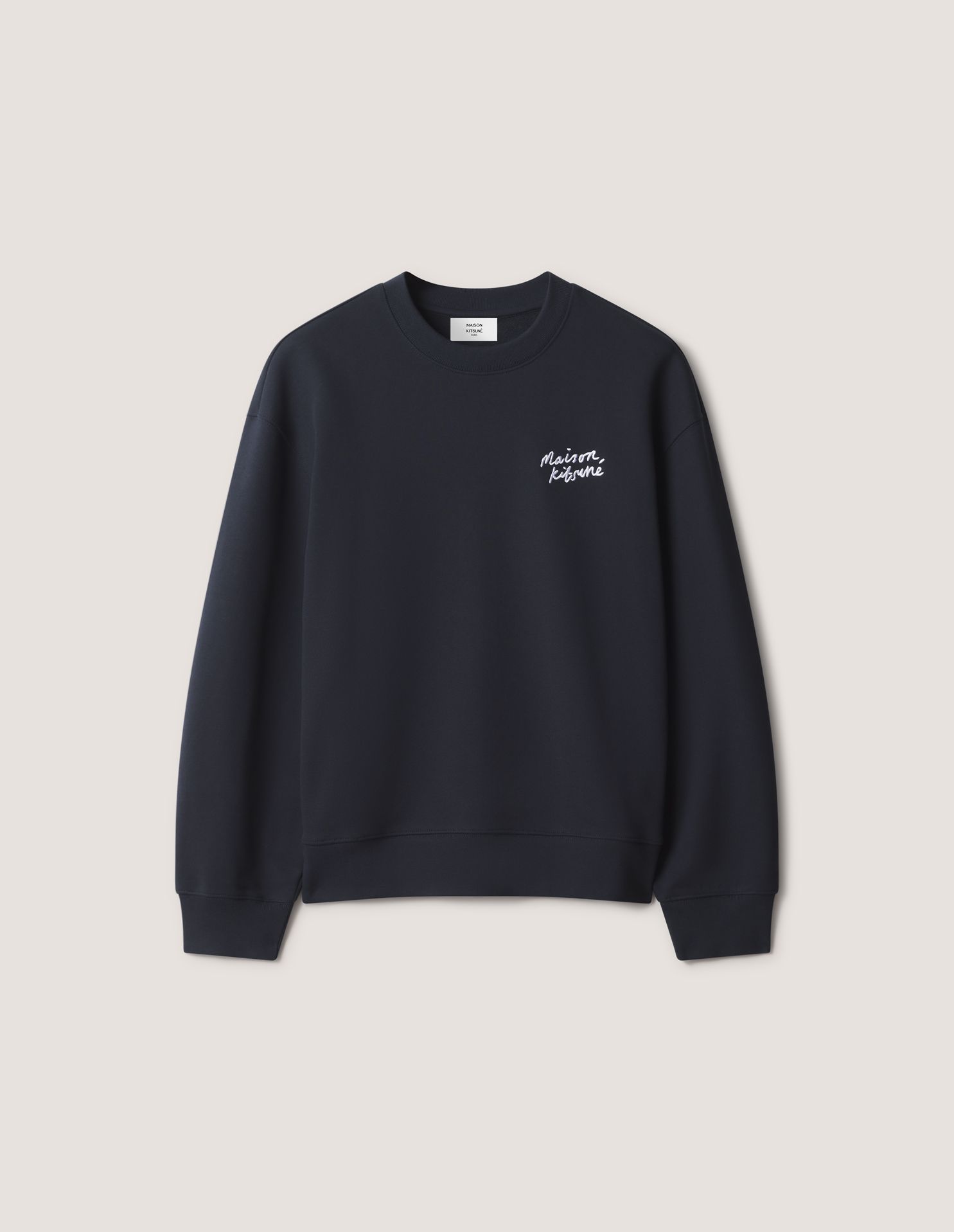 Áo sweatshirt nam Maison Kitsuné Handwriting dáng comfort