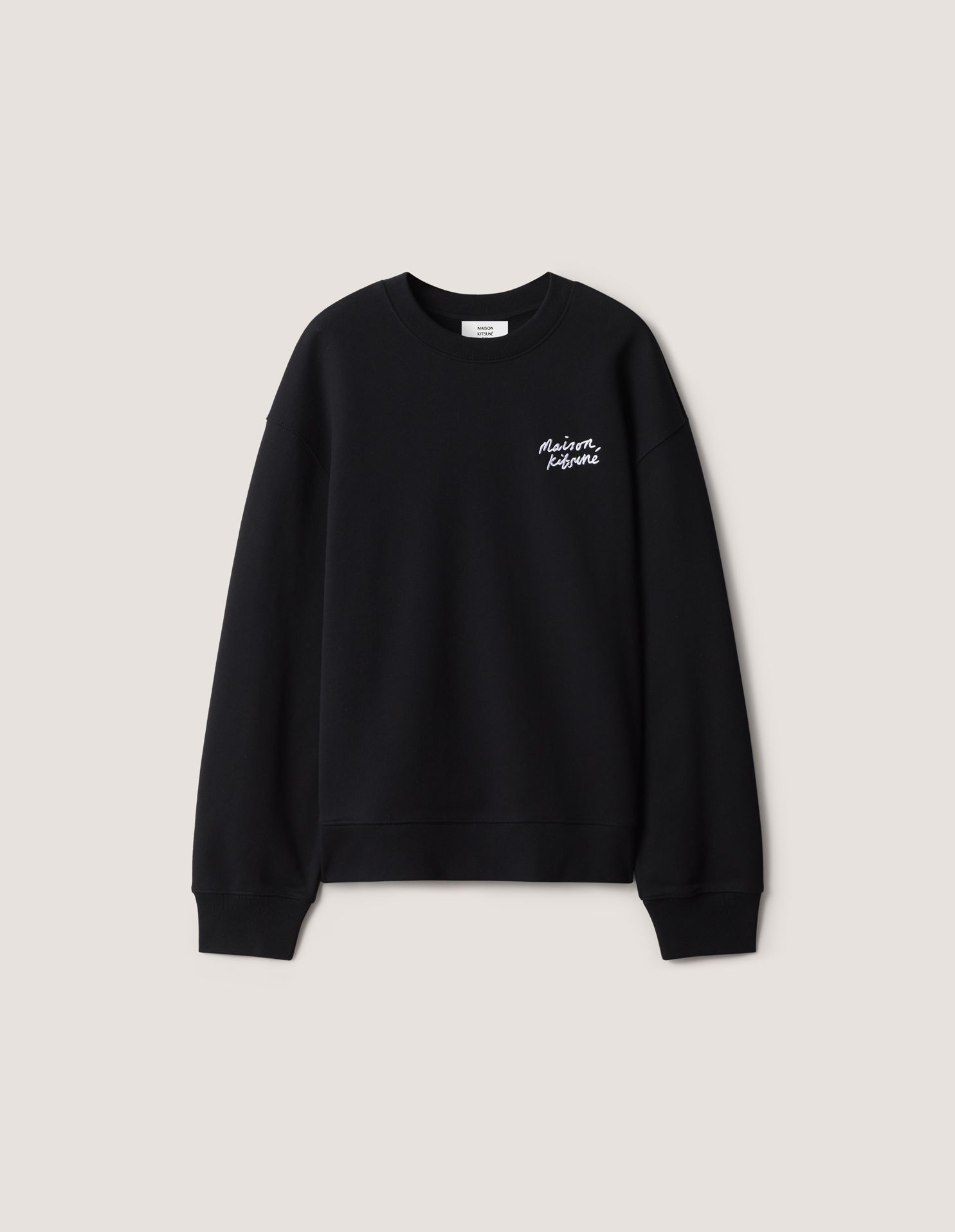 Áo sweatshirt nam Maison Kitsuné Handwriting dáng comfort