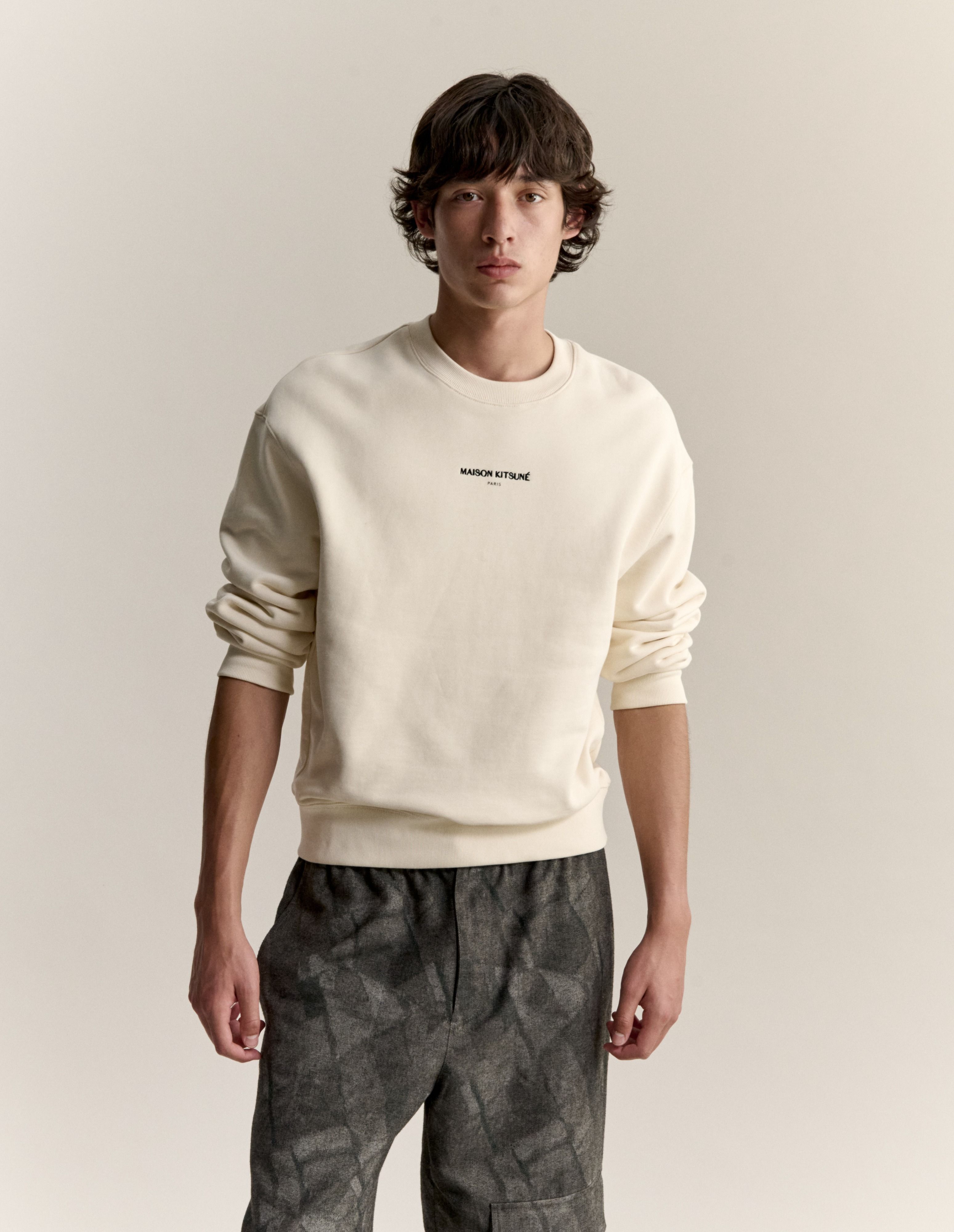 Áo sweatshirt nam Maison Kitsuné Paris dáng comfort