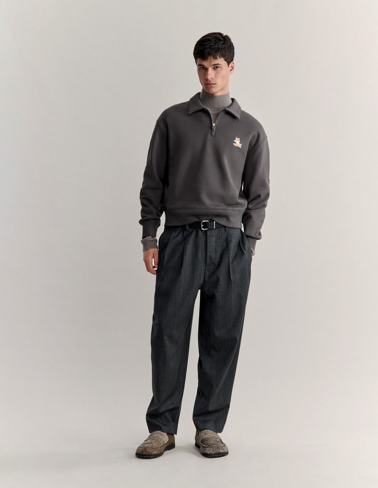 Áo sweatshirt polo Chillax Fox