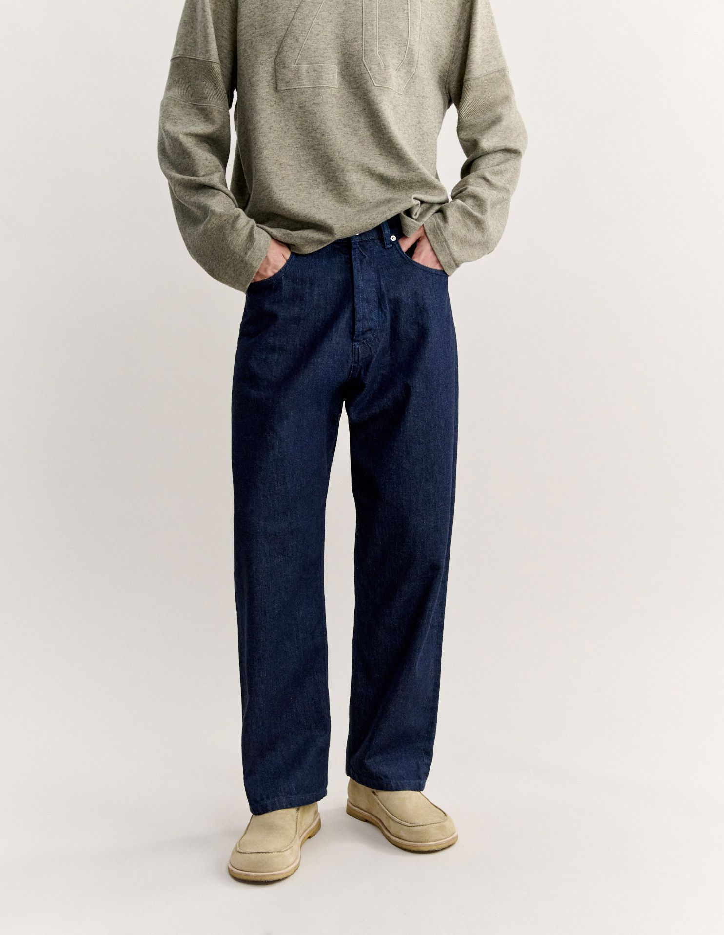 Áo thun tay dài nam 2002 College dáng comfort