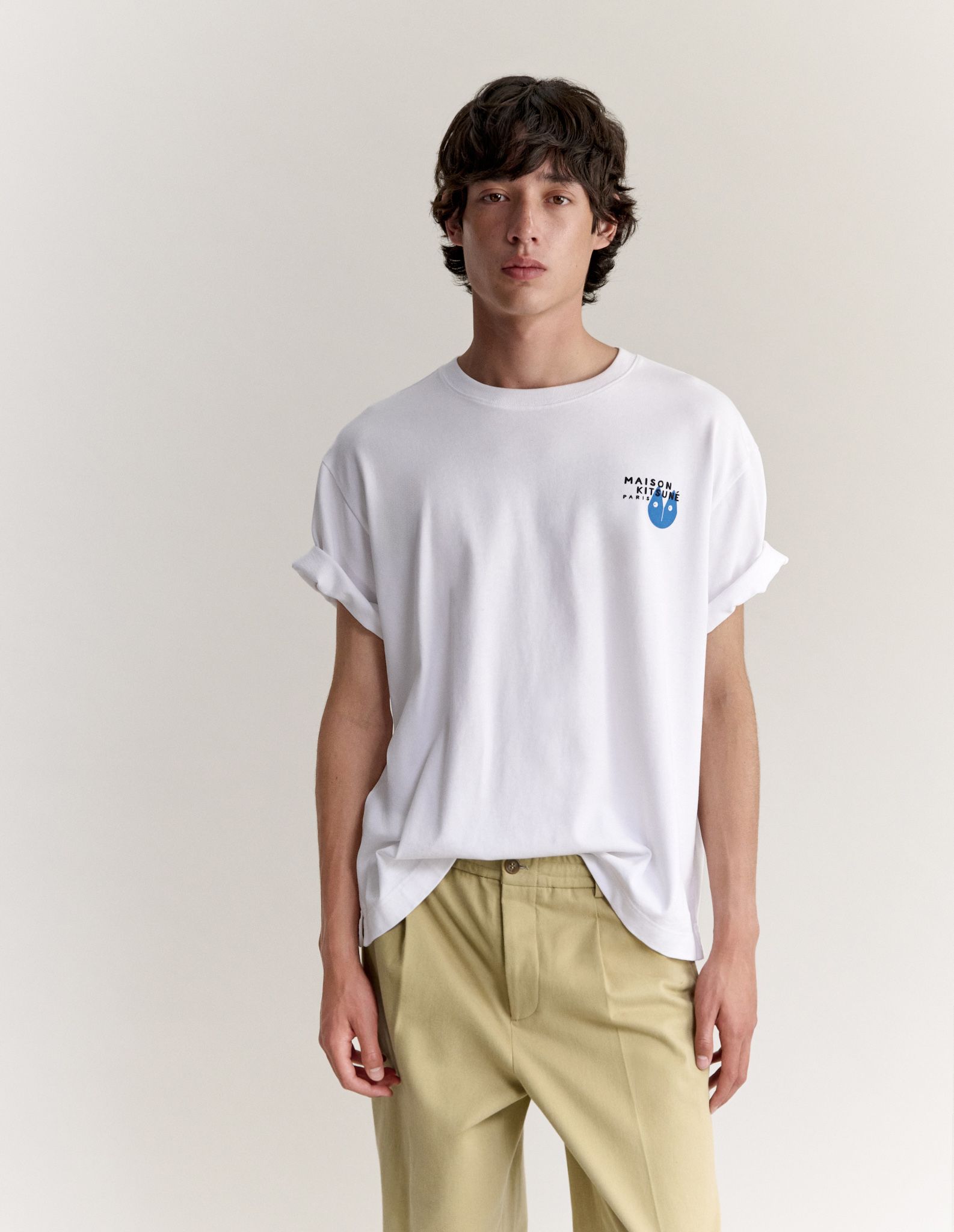 Maison Kitsuné - Áo thun nam Fortune Fox dáng oversize