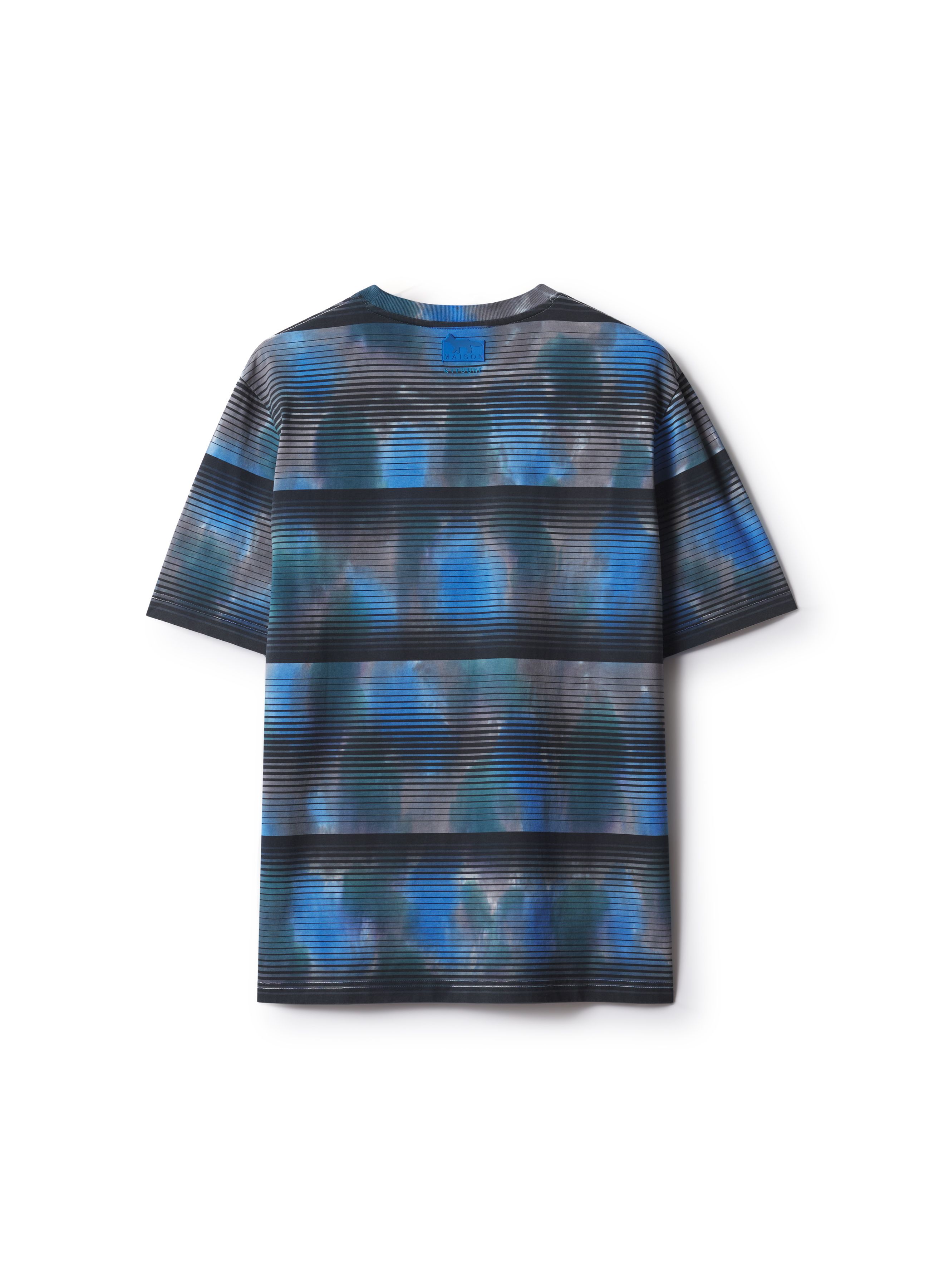Áo thun nam Watercolor Stripes dáng comfort
