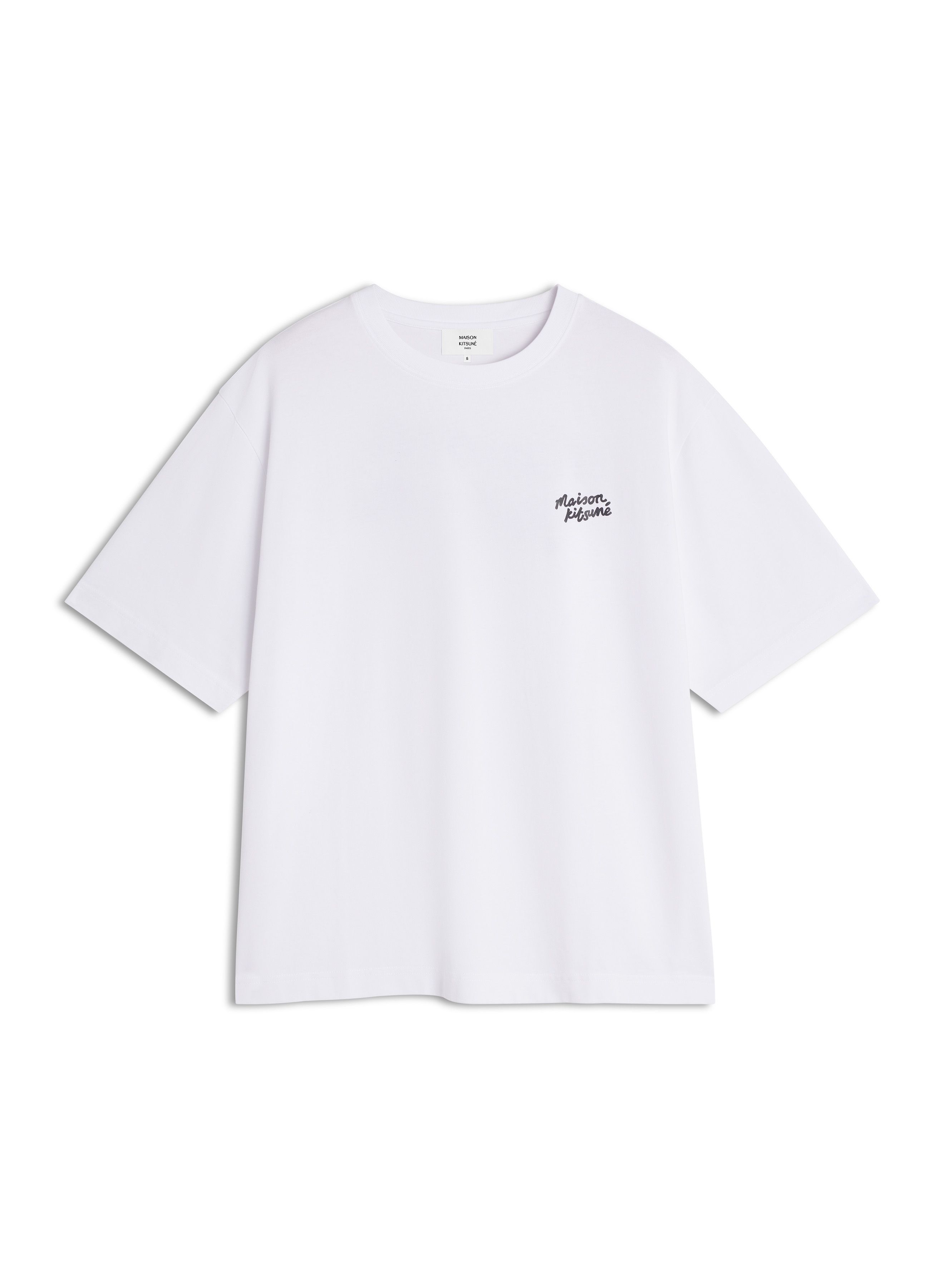 Maison Kitsuné - Áo thun nam Maison Kitsuné Handwriting dáng oversize