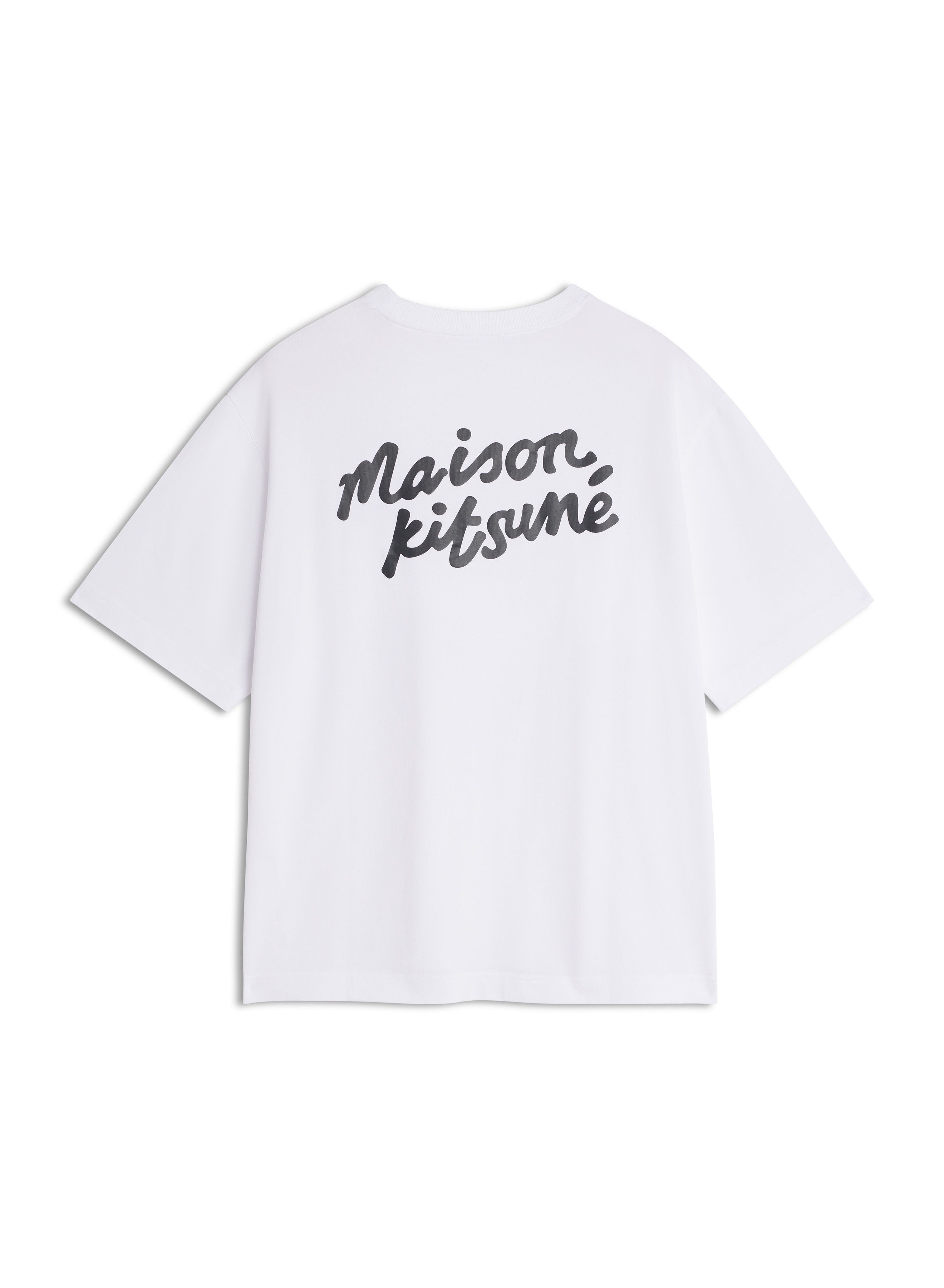 Áo thun Maison Kitsuné Handwriting dáng oversize