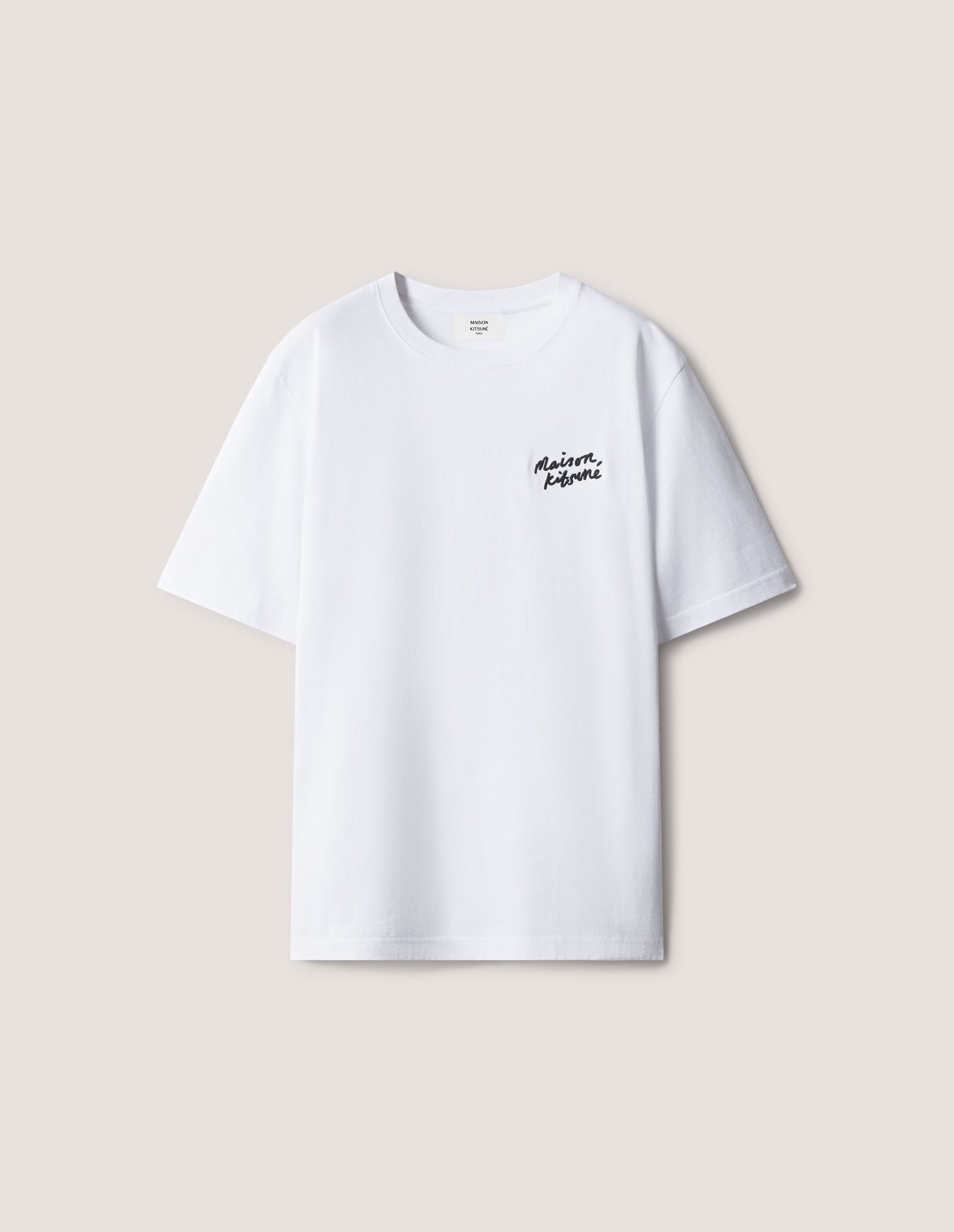 Áo thun nam Maison Kitsuné Handwriting dáng comfort