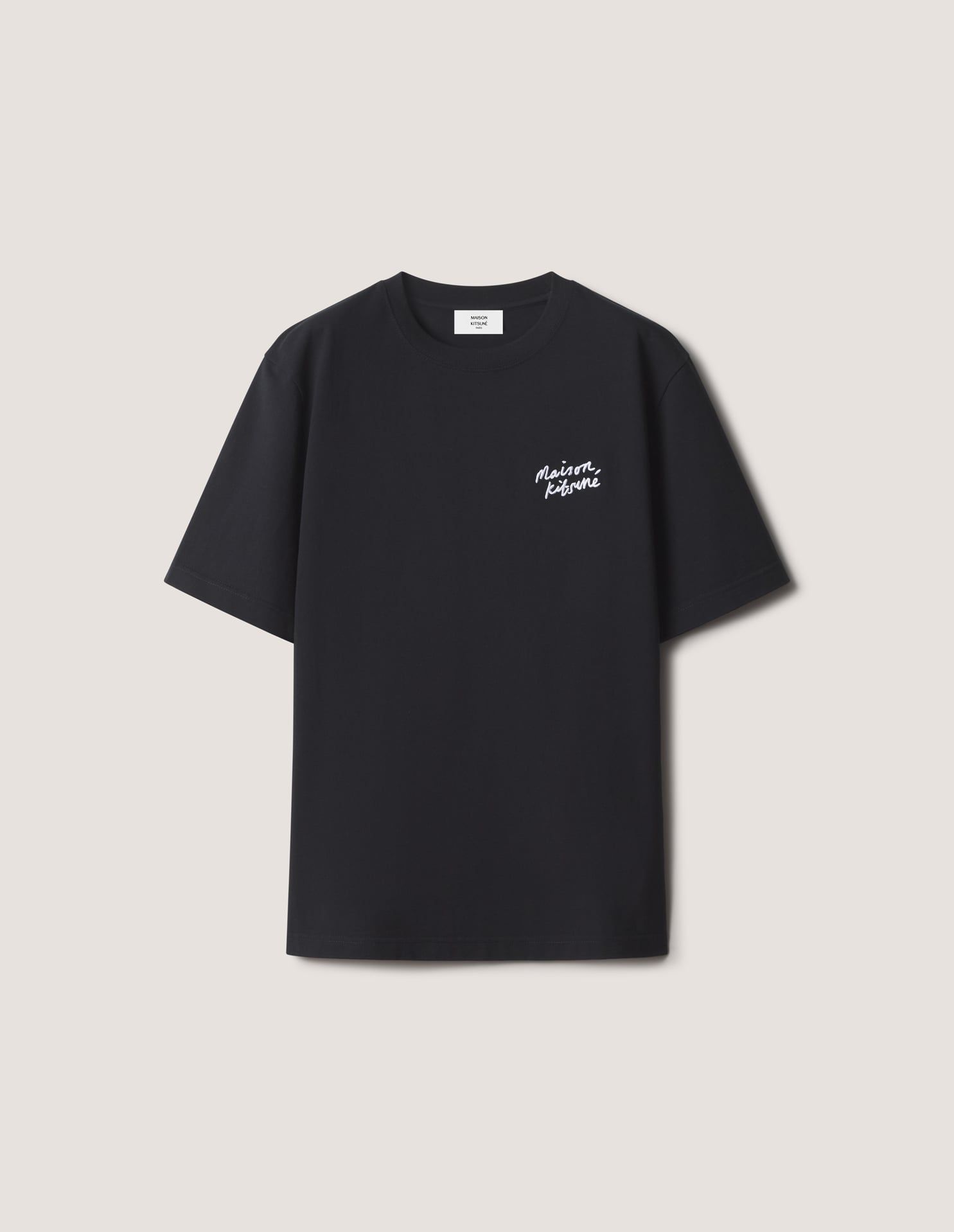 Áo thun nam Maison Kitsuné Handwriting dáng comfort