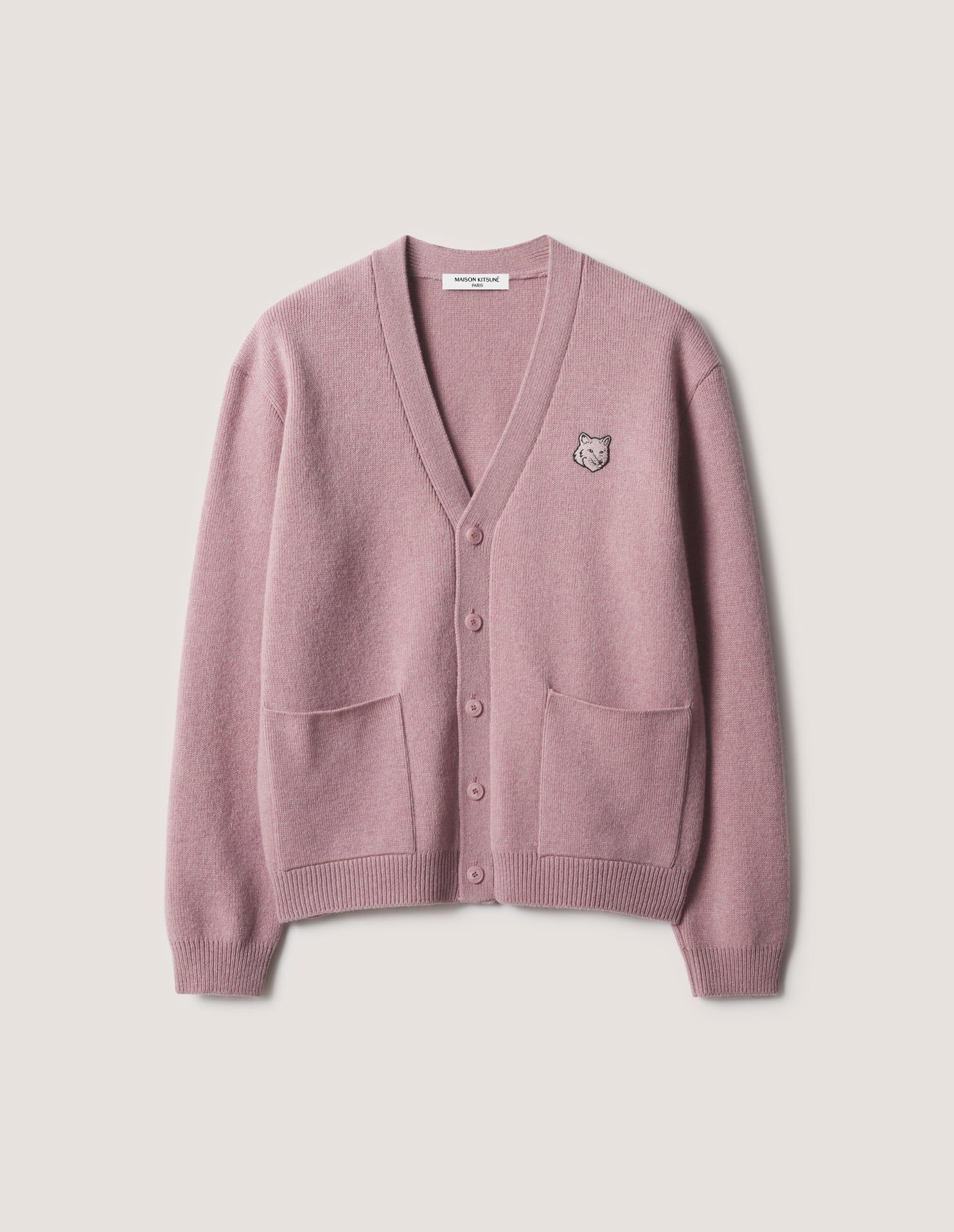 Áo cardigan nam Fox Head lambswool Milano dáng comfort