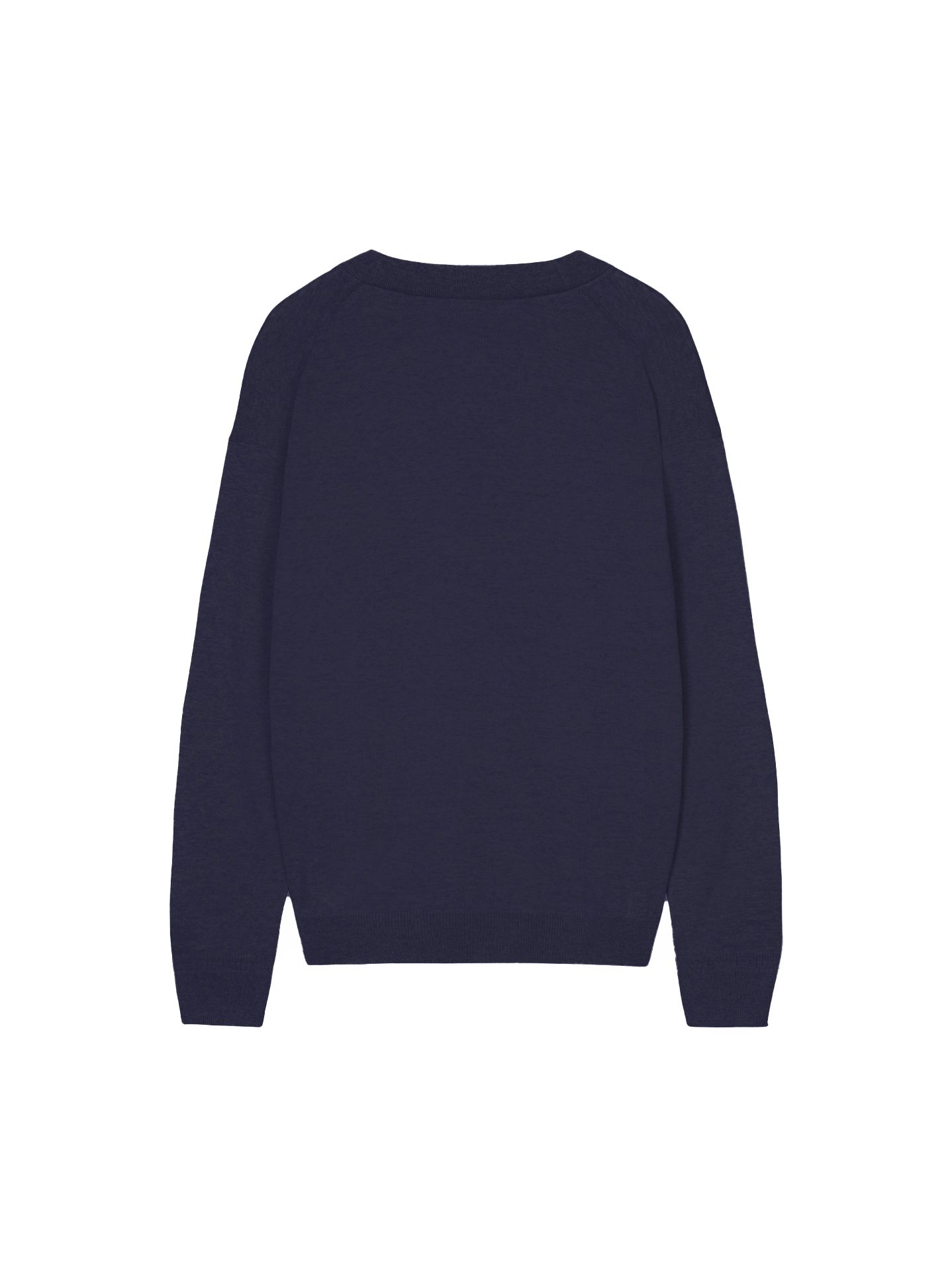 Maison Kitsuné - Áo cardigan nam FOX HEAD MERINO dáng comfort