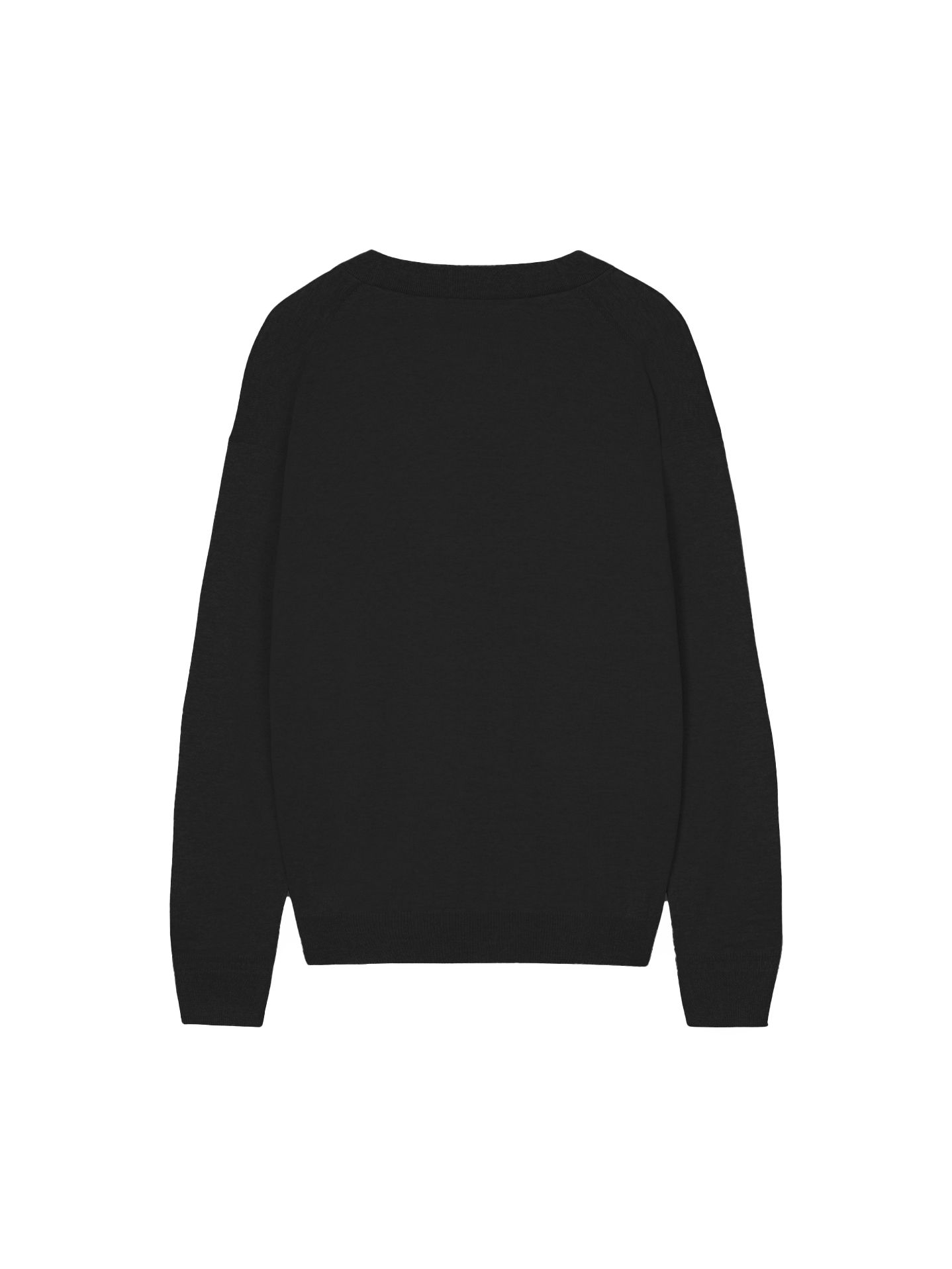 Maison Kitsuné - Áo cardigan nam FOX HEAD MERINO dáng comfort
