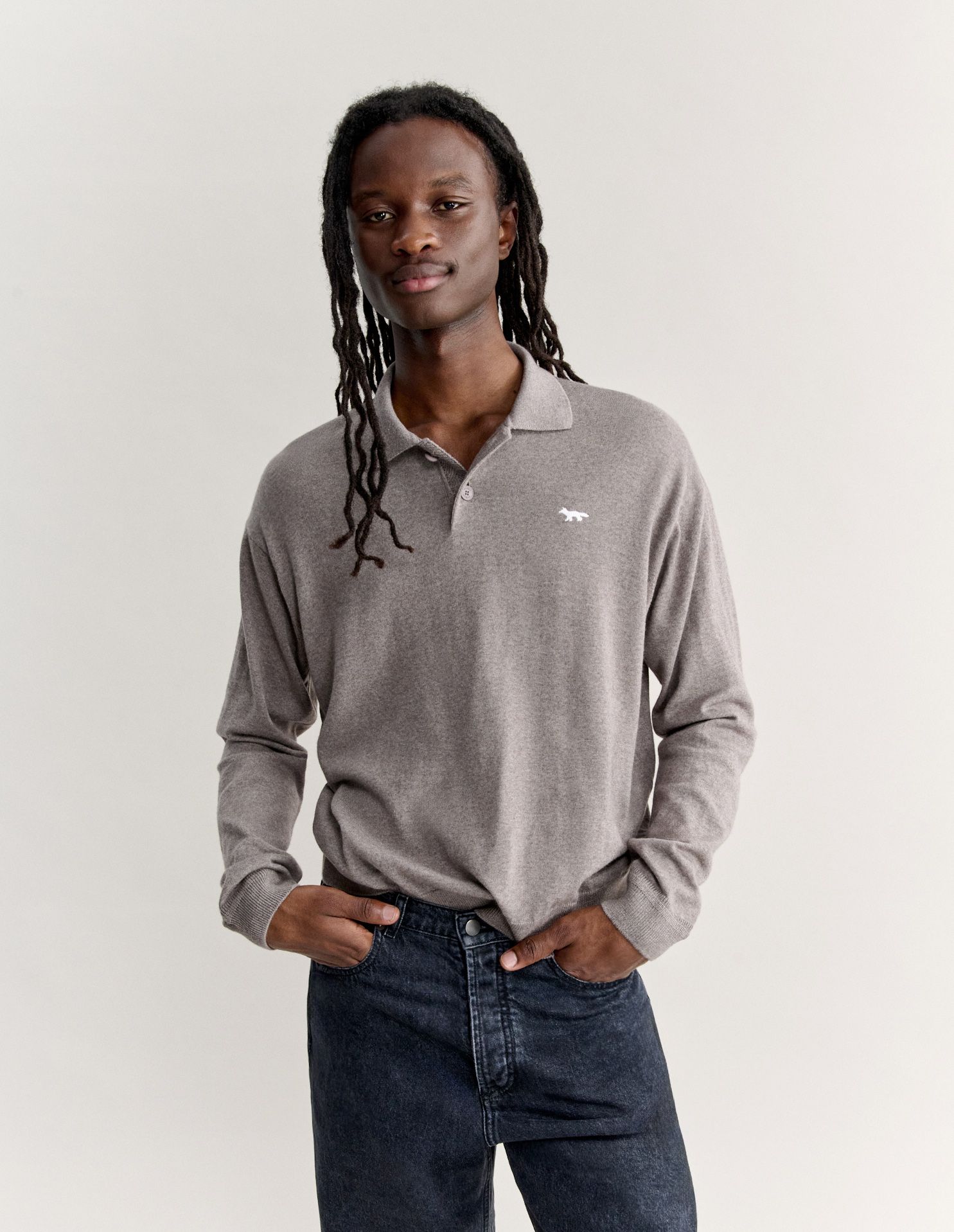 Áo jumper polo nam Profile Fox dáng comfort