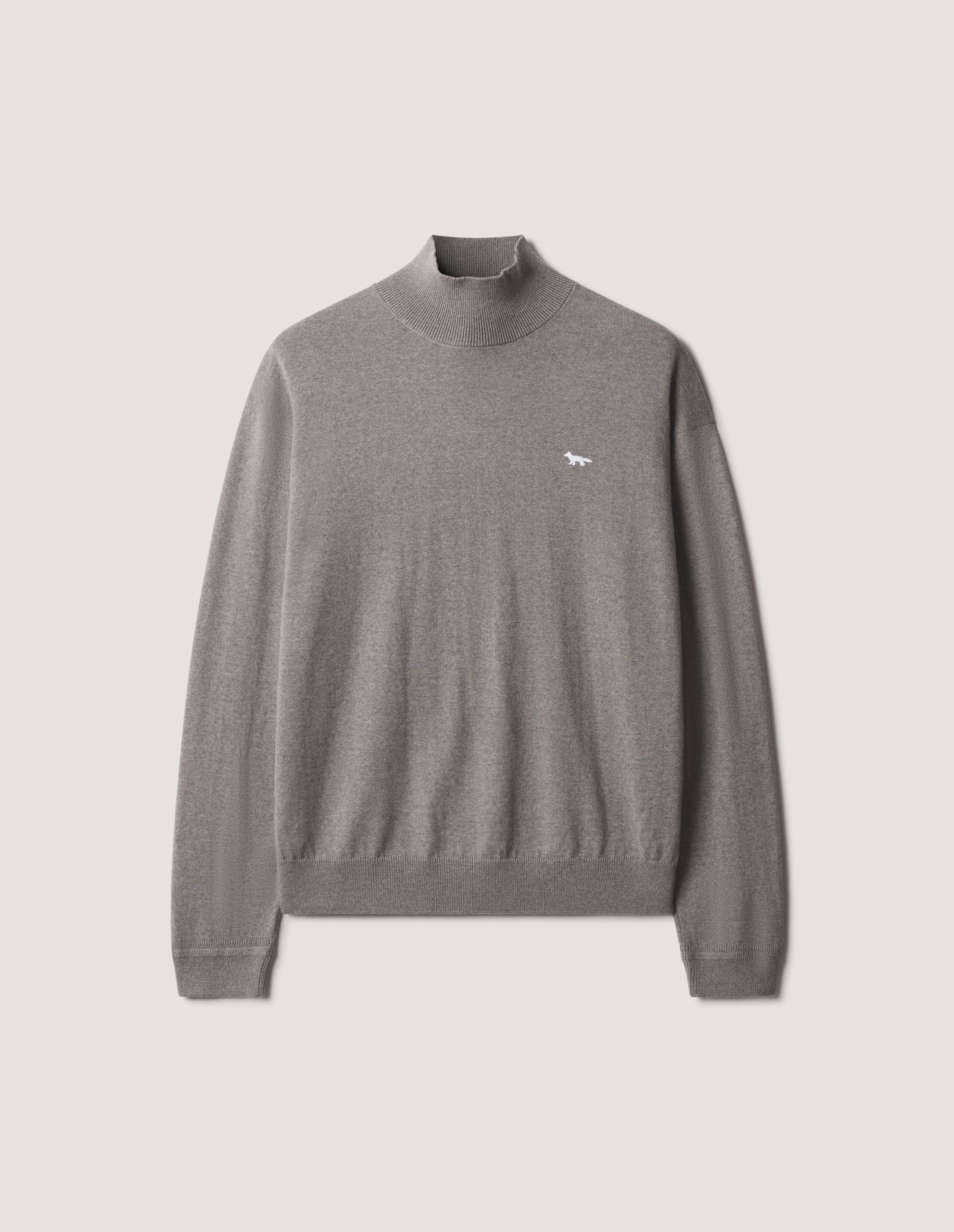 Maison Kitsuné - Áo len nam Profile Fox dáng comfort