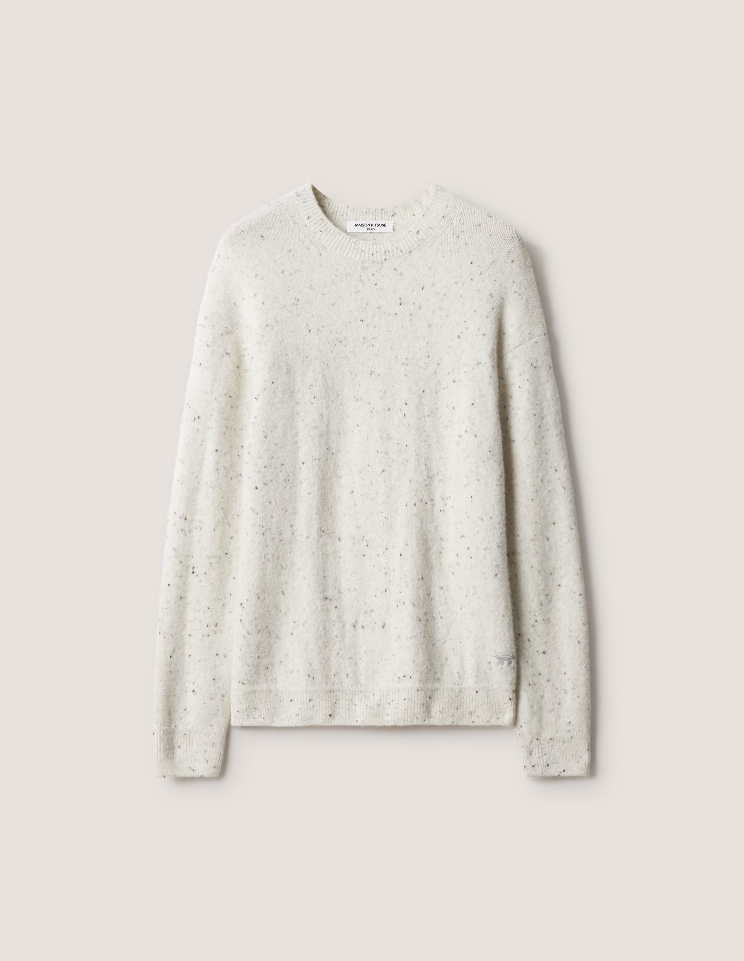 Áo len nam Profile Fox alpaca đốm màu dáng comfort