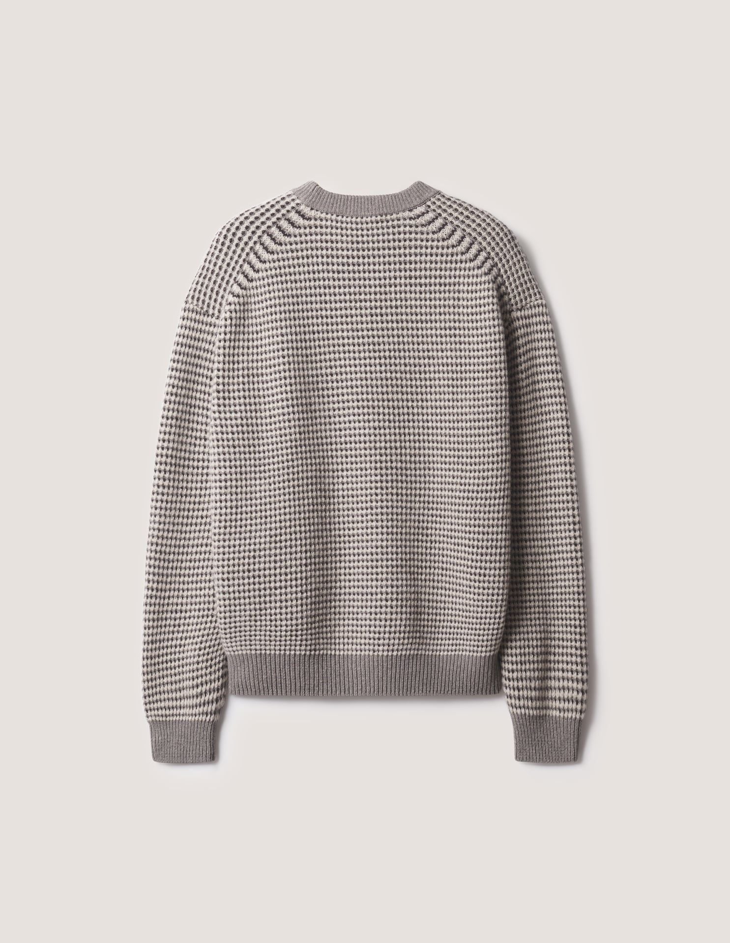 Áo len nam Fox Head dệt waffle dáng comfort