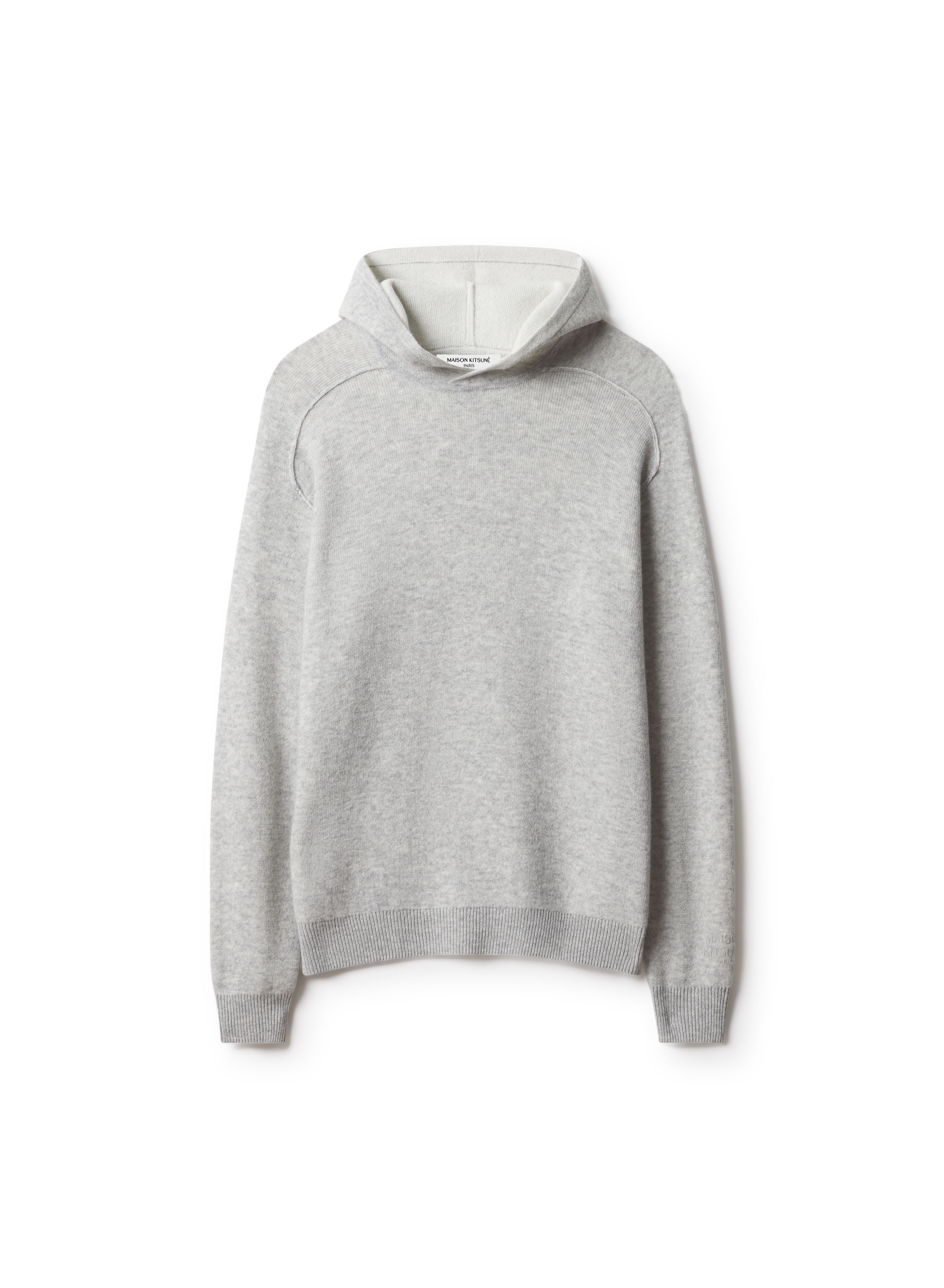 Áo hoodie nam len cashmere hai mặt dáng comfort