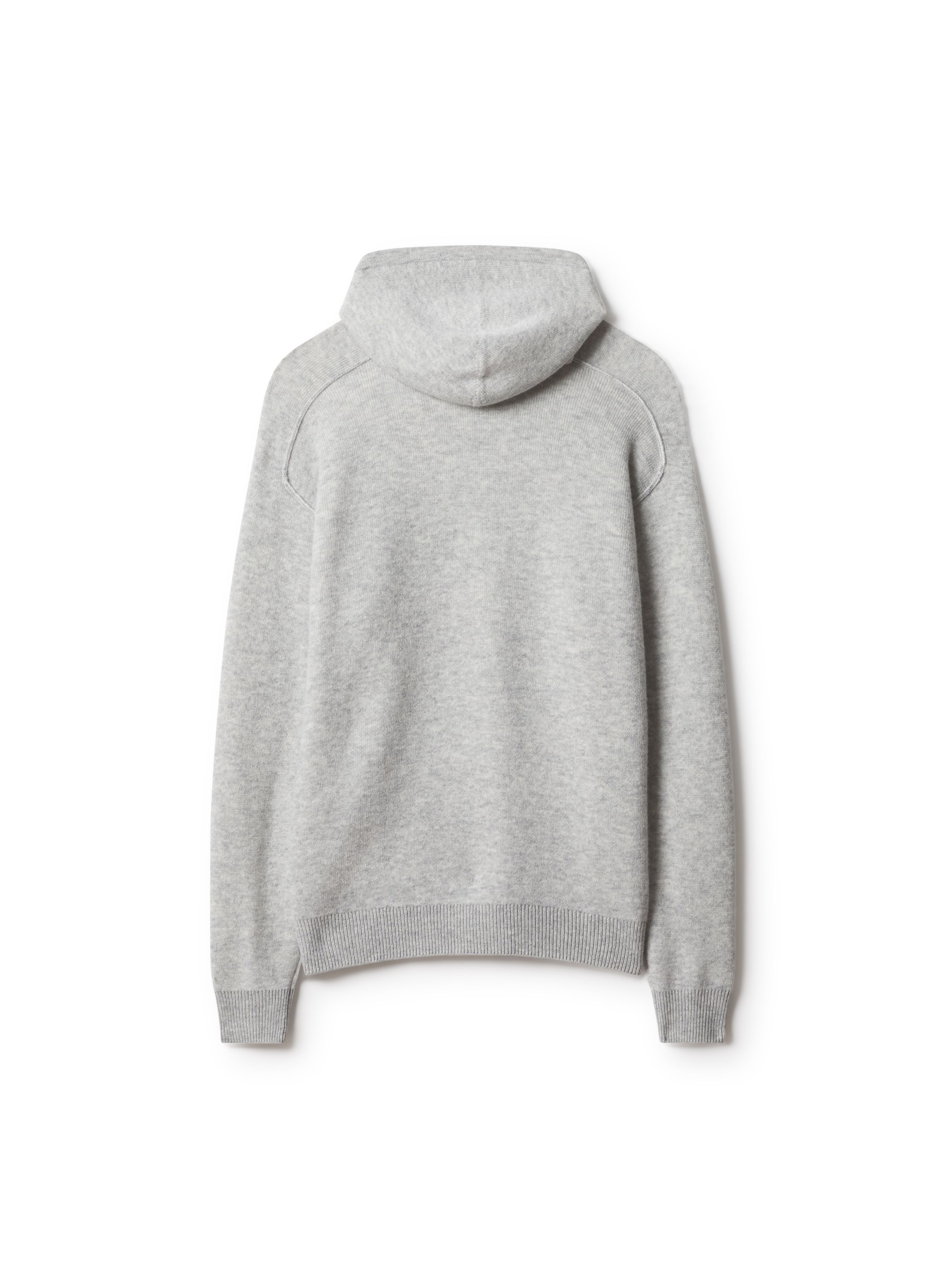 Áo hoodie nam len cashmere hai mặt dáng comfort