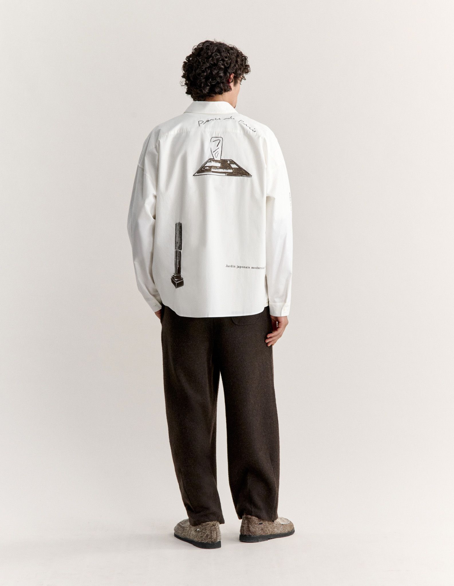 Áo sơ mi nam Parcs of Paris dáng oversize