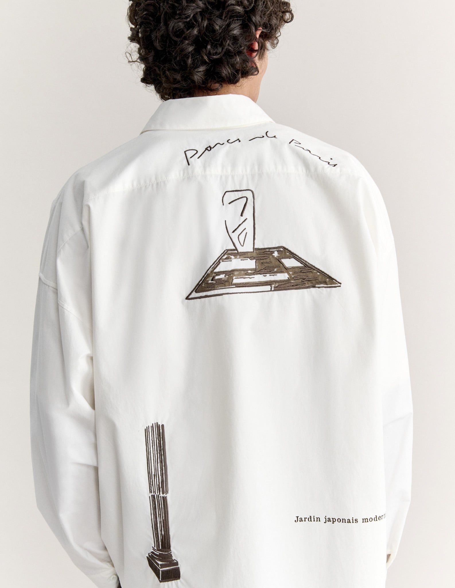 Áo sơ mi nam Parcs of Paris dáng oversize