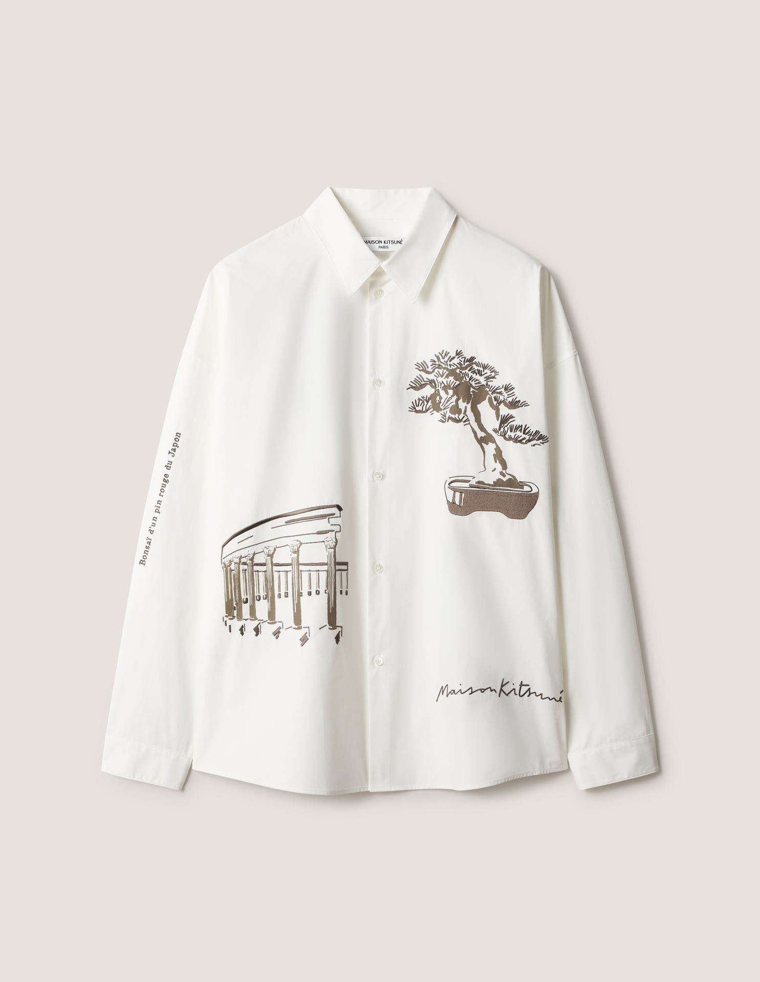 Áo sơ mi nam Parcs of Paris dáng oversize