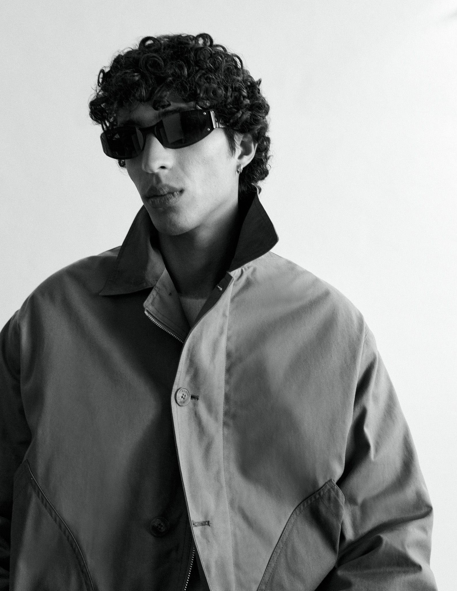 Áo khoác Barn nam cotton twill phủ sáp