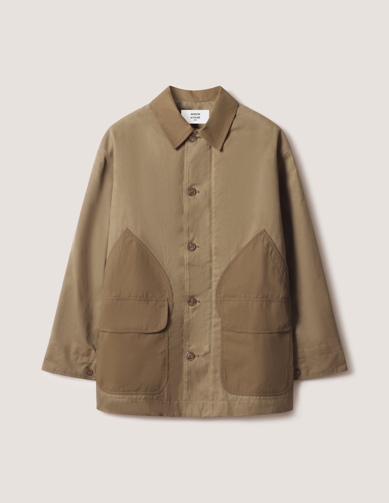Áo khoác Barn nam cotton twill phủ sáp