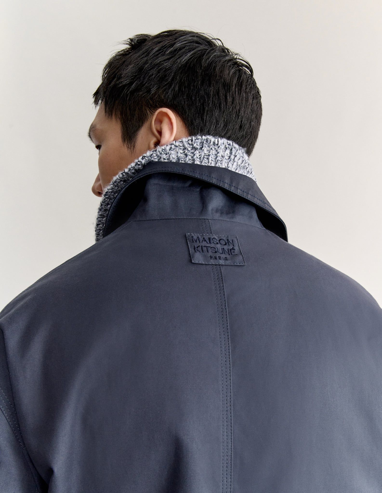 Áo khoác Barn nam cotton twill phủ sáp