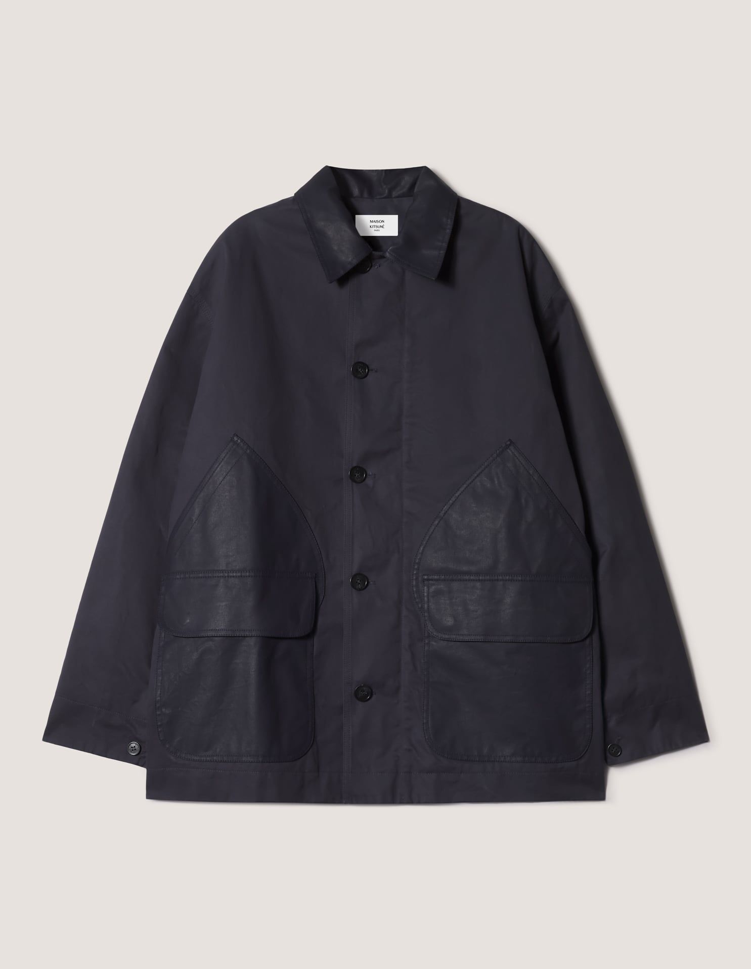 Áo khoác Barn nam cotton twill phủ sáp