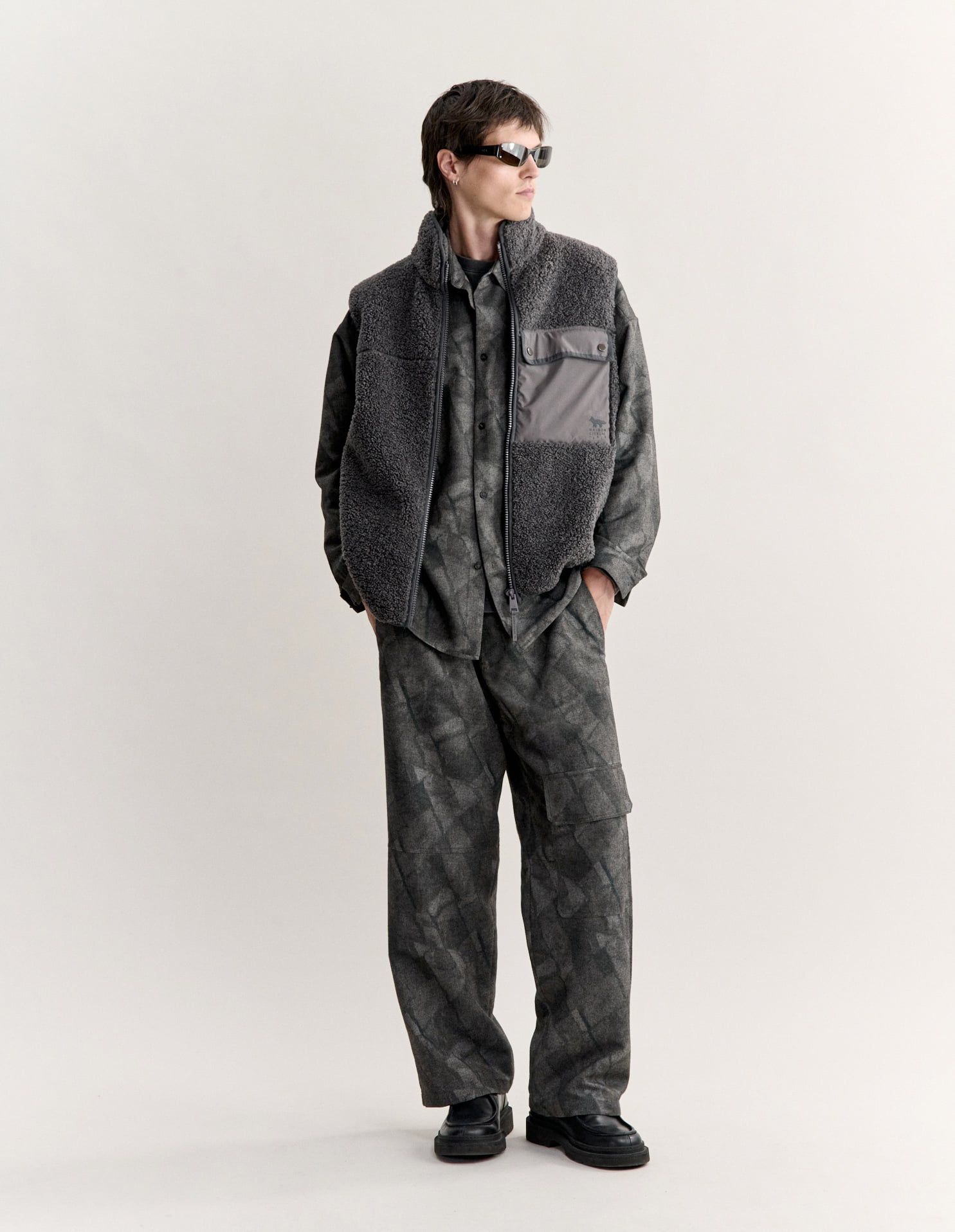 Áo khoác fleece không tay