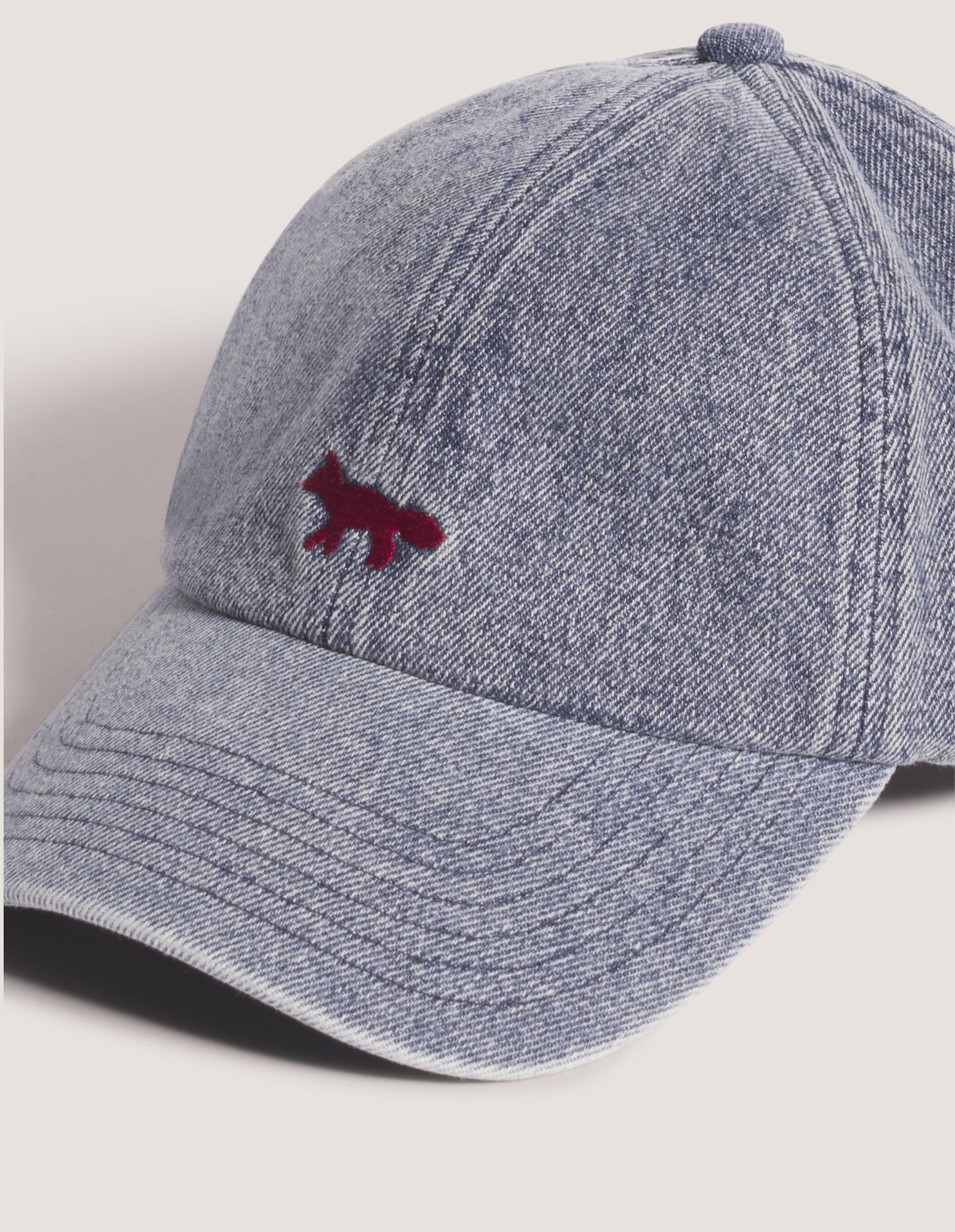 Mũ lưỡi trai Profile Fox denim
