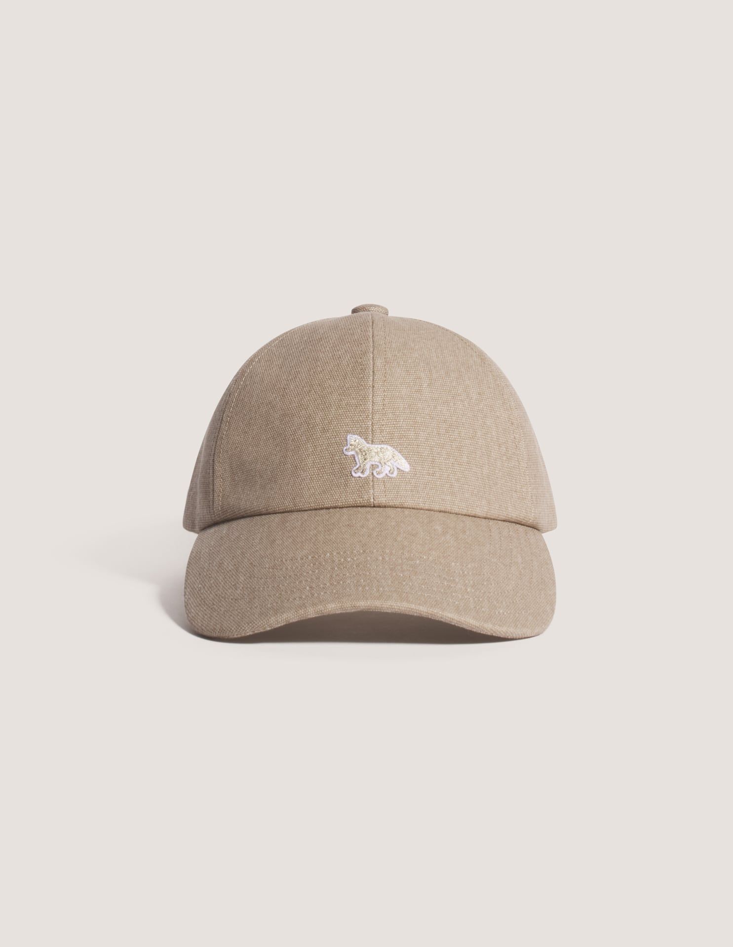 Mũ lưỡi trai Baby Fox cotton canvas wash