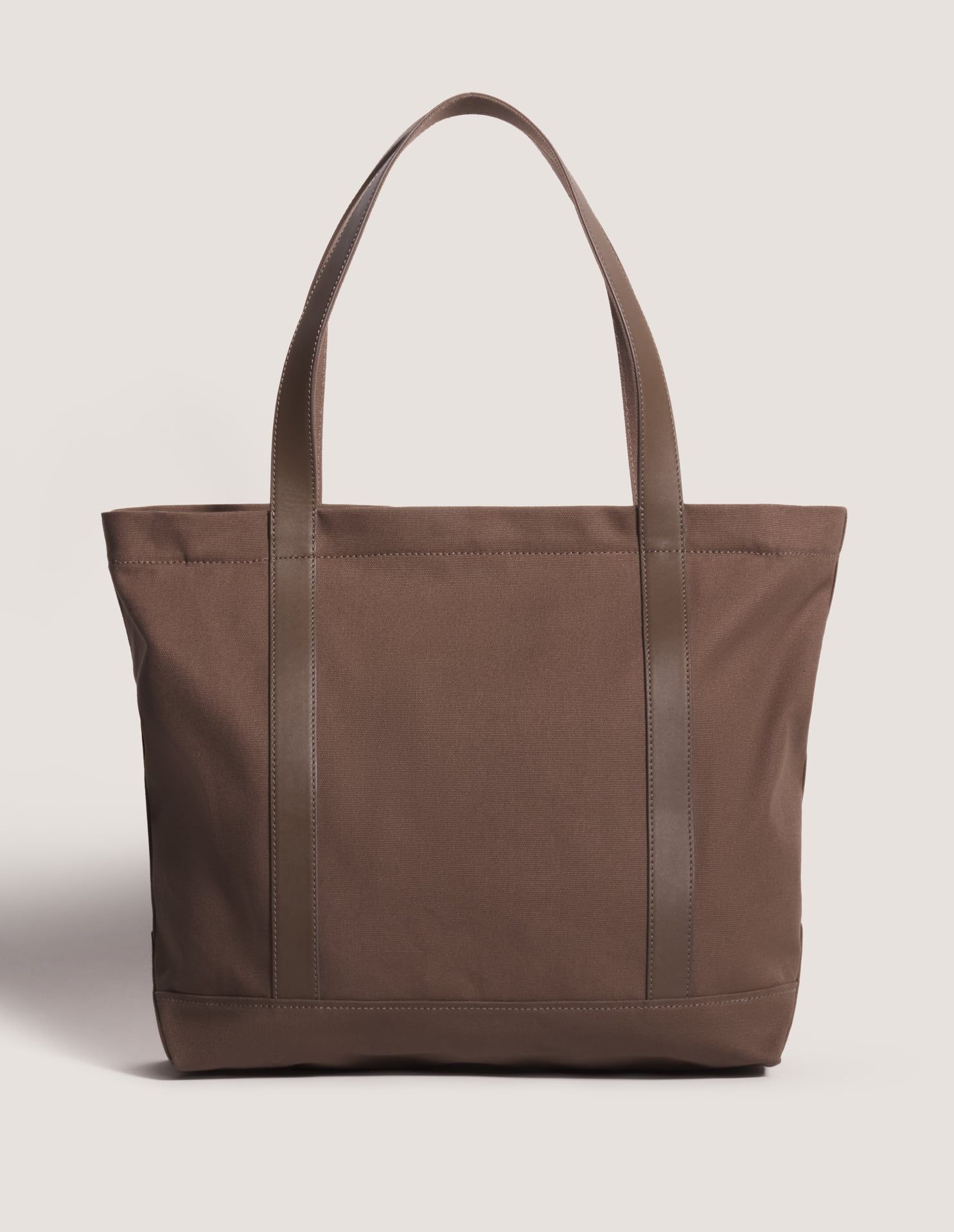 Túi tote lớn canvas và da