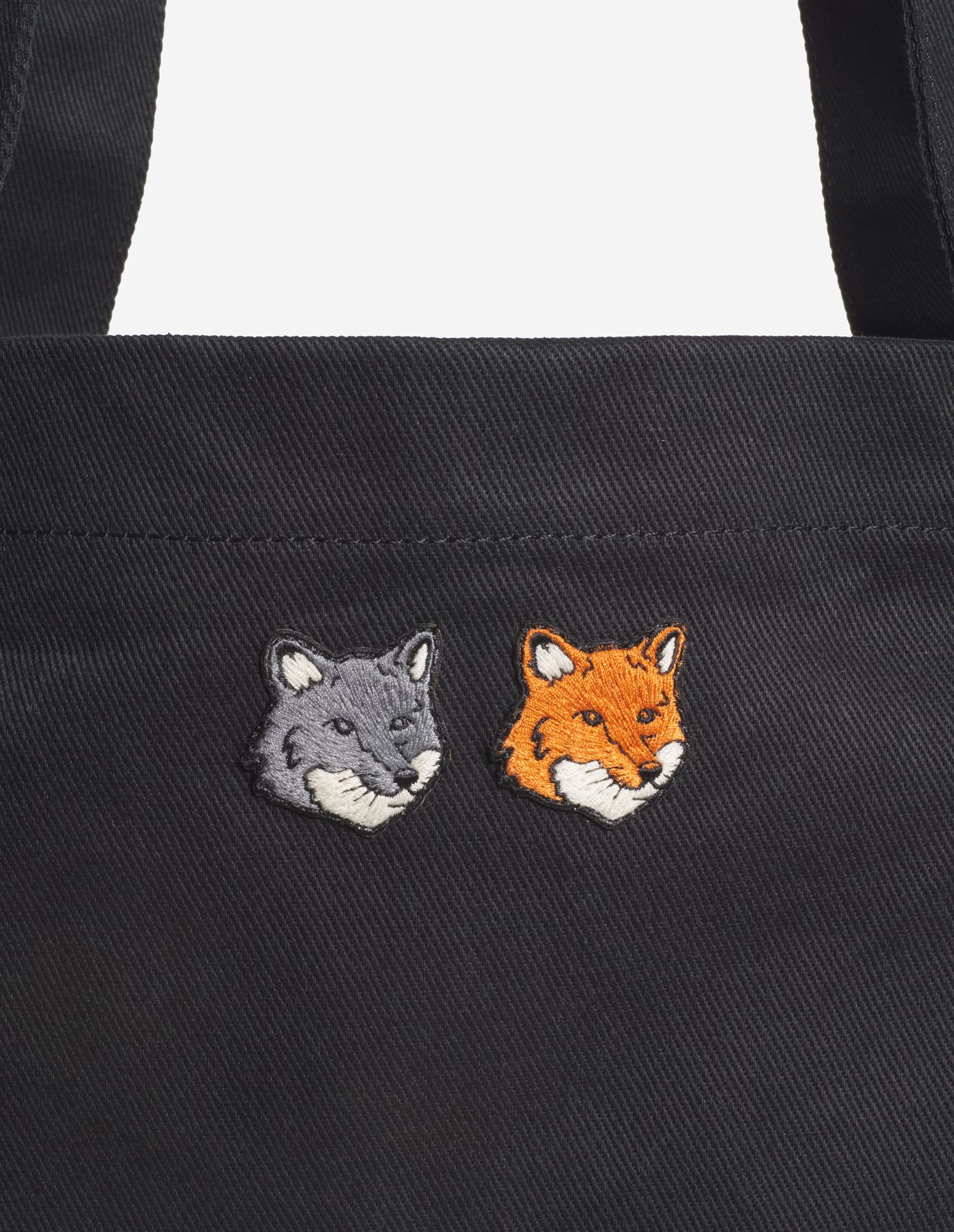 Maison Kitsuné - Túi tote Double Fox Head