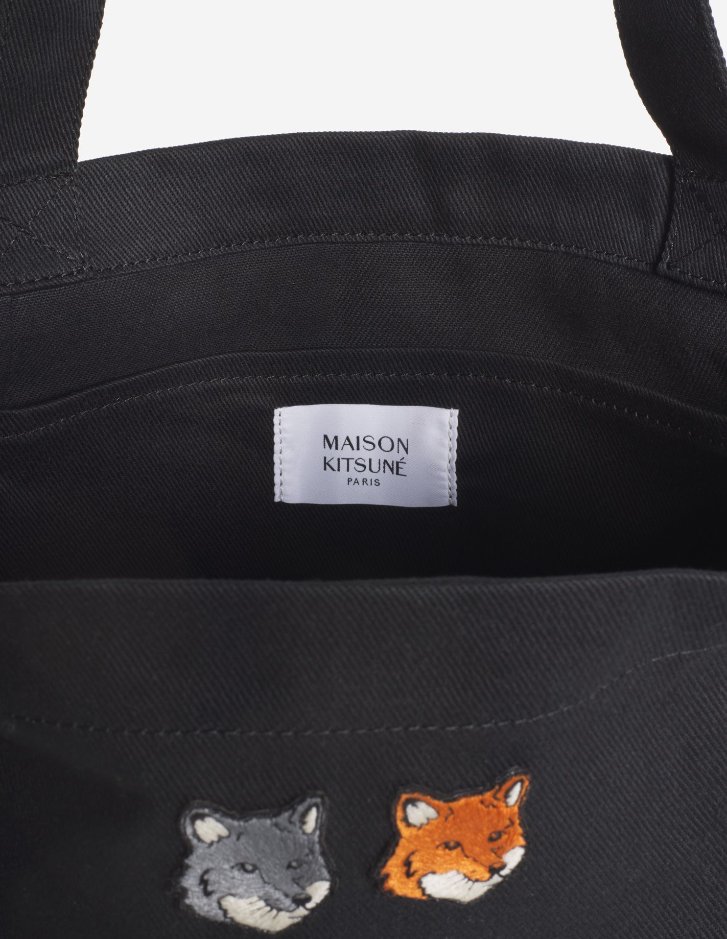Maison Kitsuné - Túi tote Double Fox Head