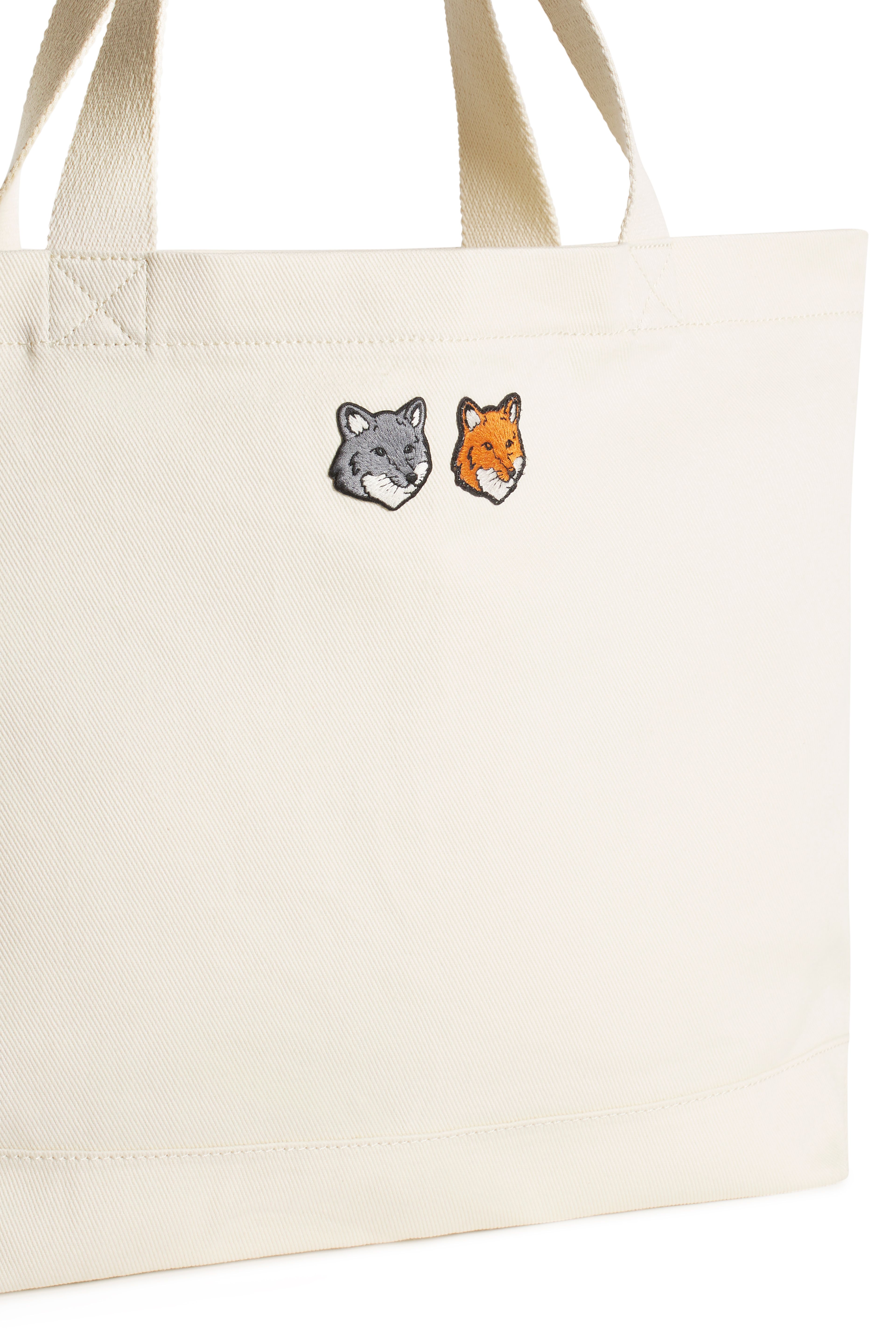 Maison Kitsuné - Túi tote Double Fox Head