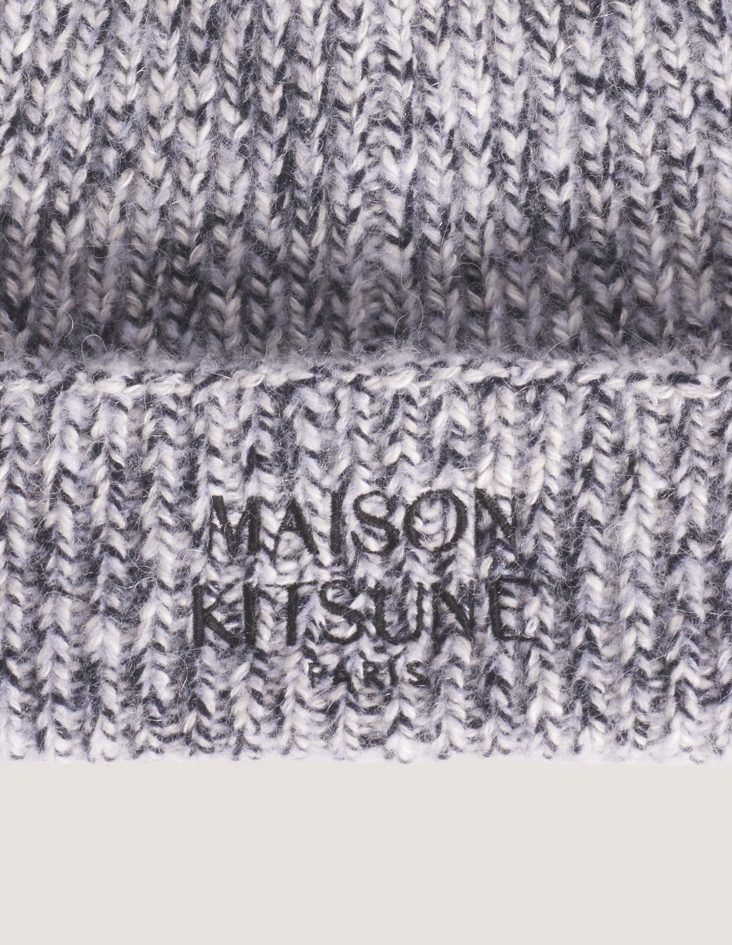 Mũ len Maison Kitsuné Paris alpaca pha len