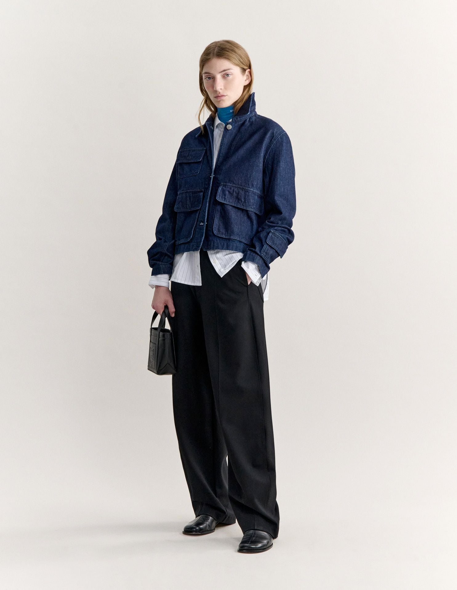Áo khoác nữ denim Mini Barn